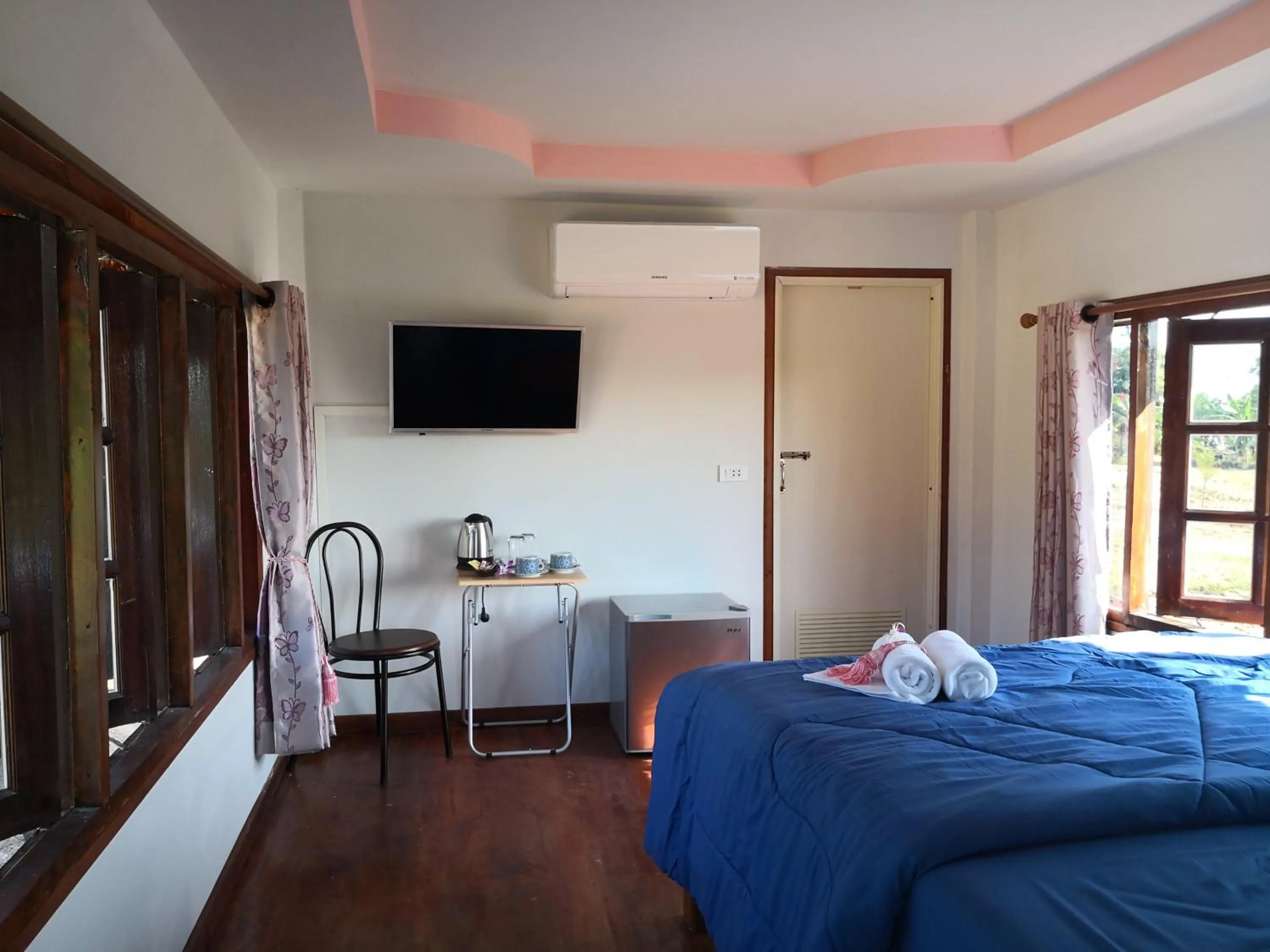 Bed in Pumaka Resort