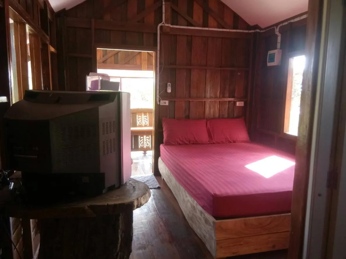 Bed in Pumaka Resort