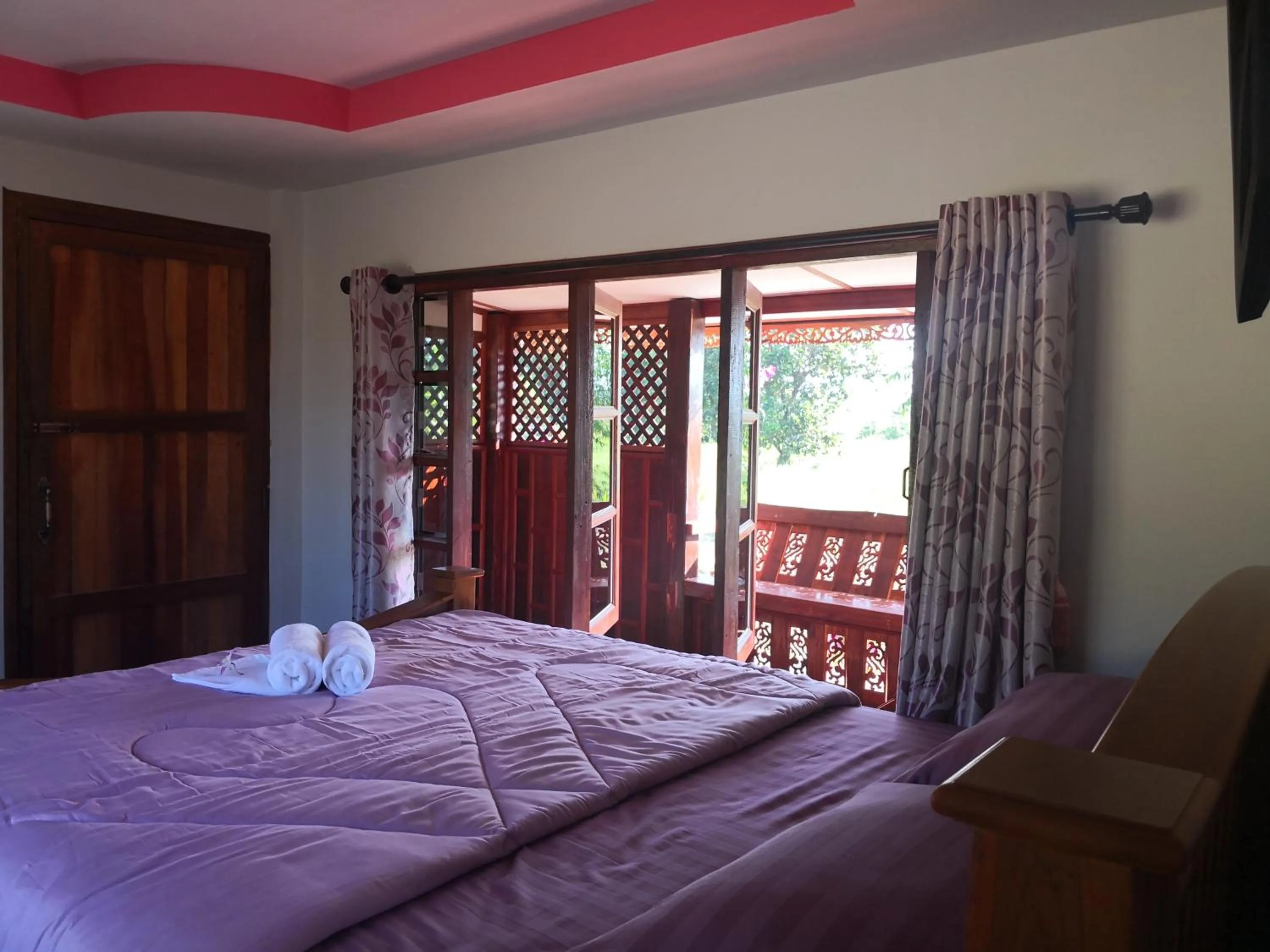 Bed in Pumaka Resort