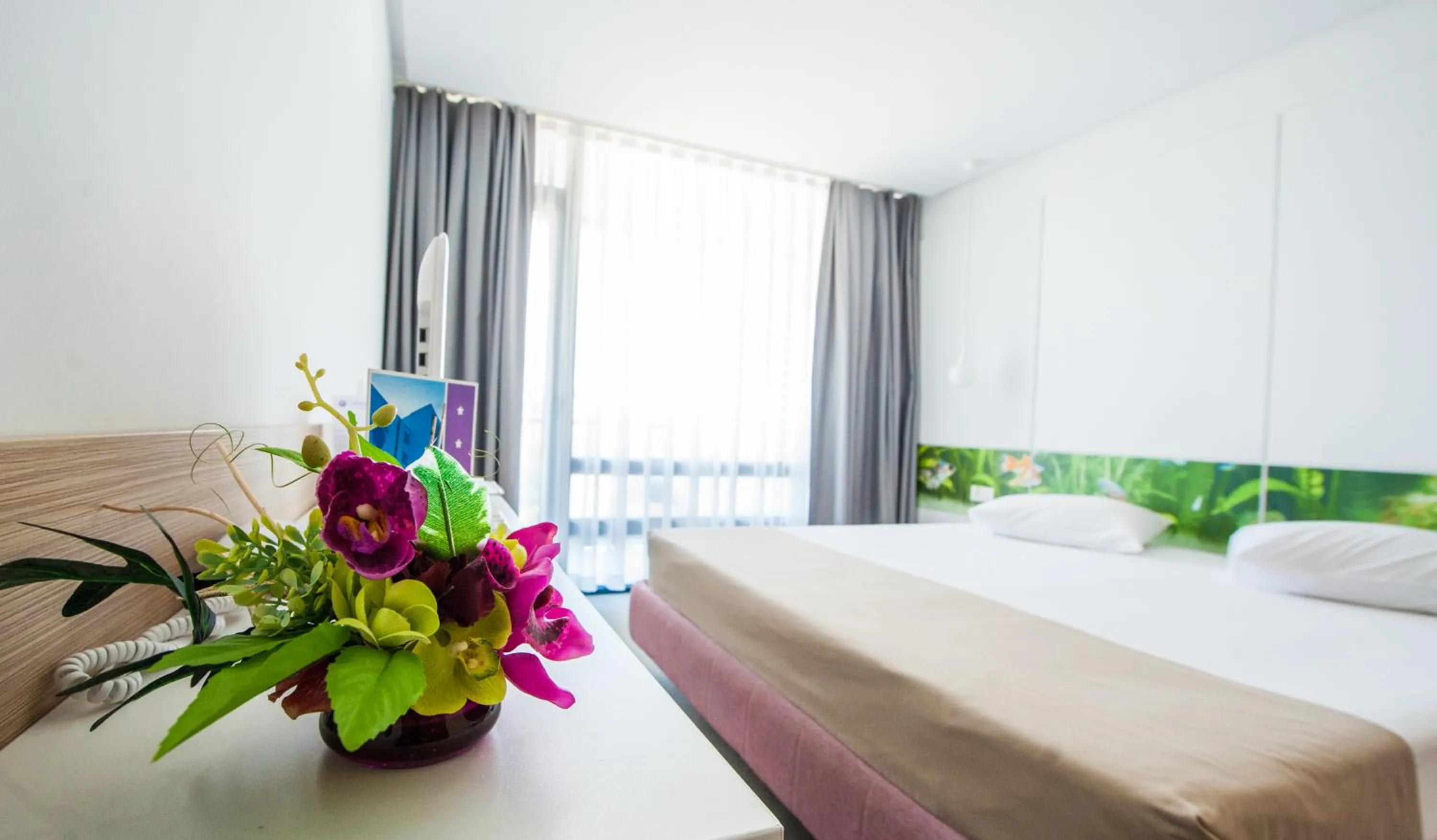 Bed in Hotel Melodia