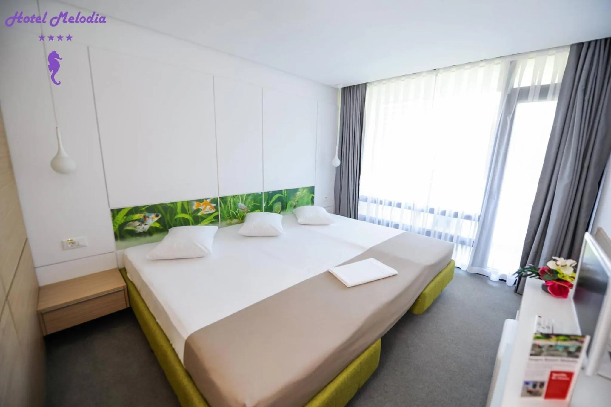Bedroom, Bed in Hotel Melodia