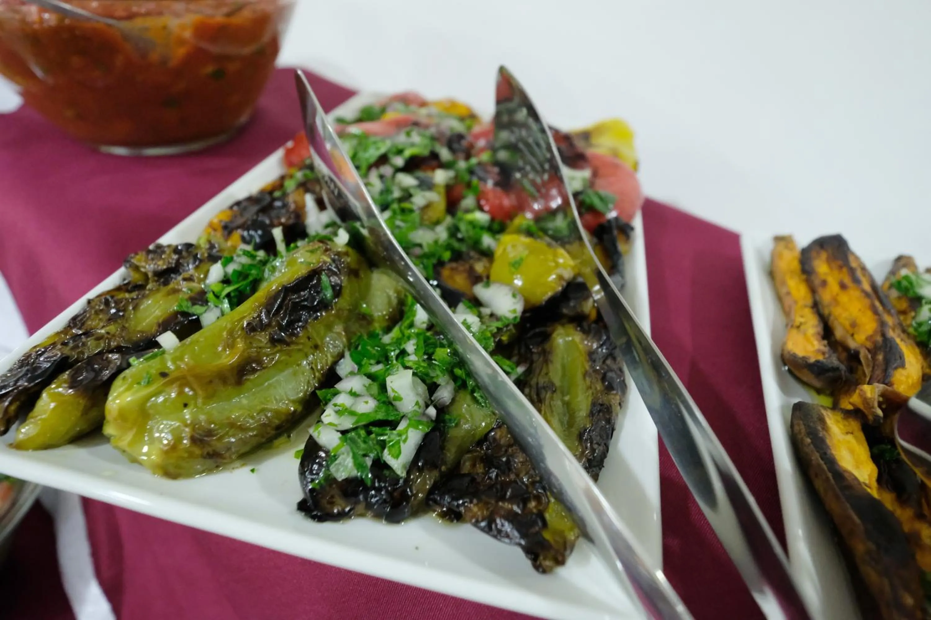 Food close-up in Tantur Hills Hotel - Jerusalem