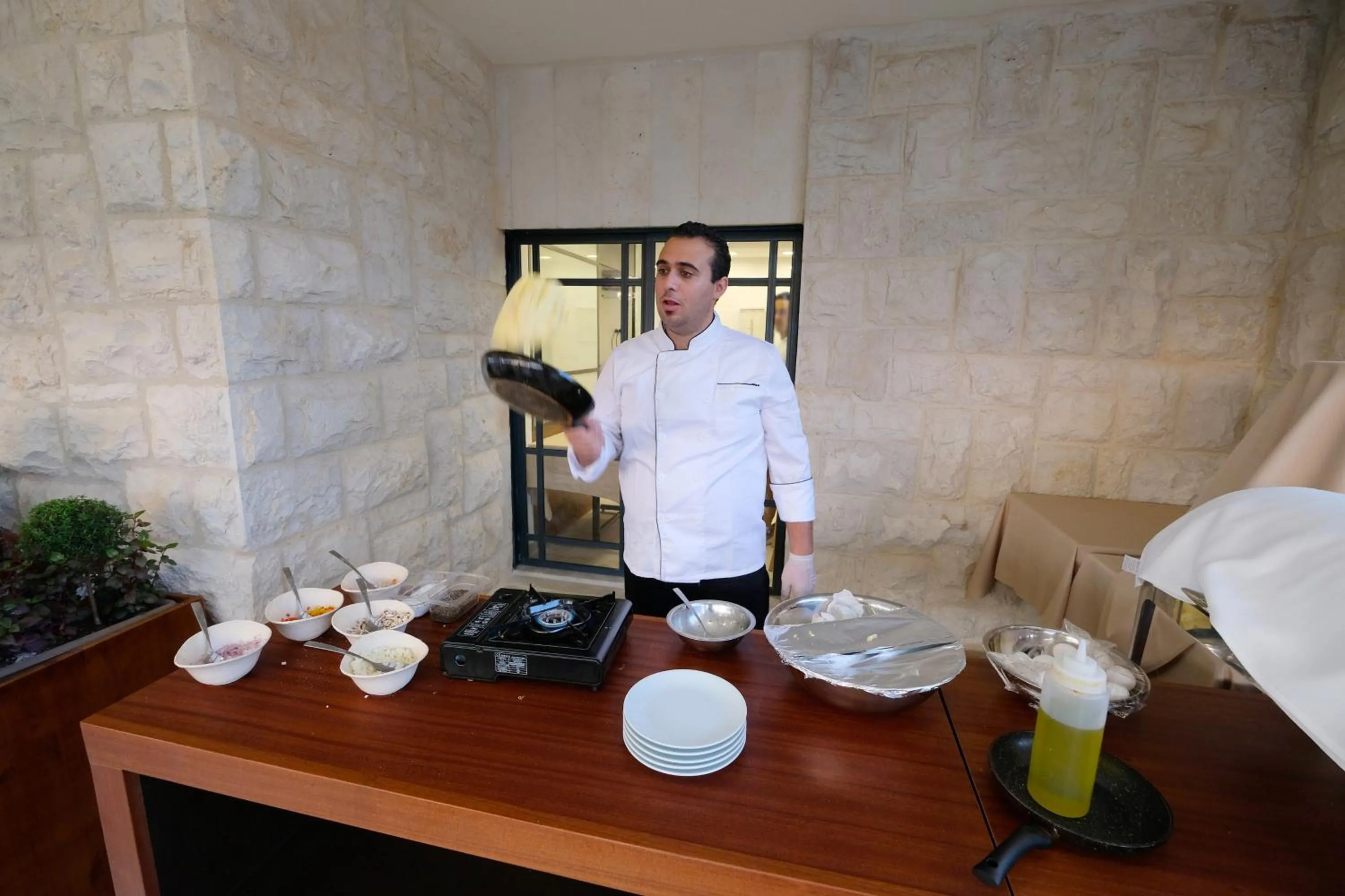 Staff in Tantur Hills Hotel - Jerusalem