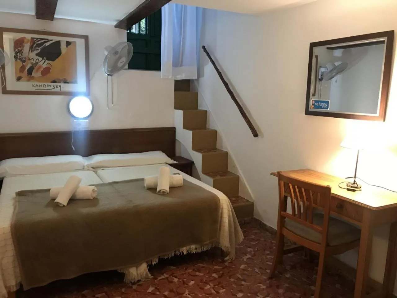 Bed in Casa de Huespedes la Peña