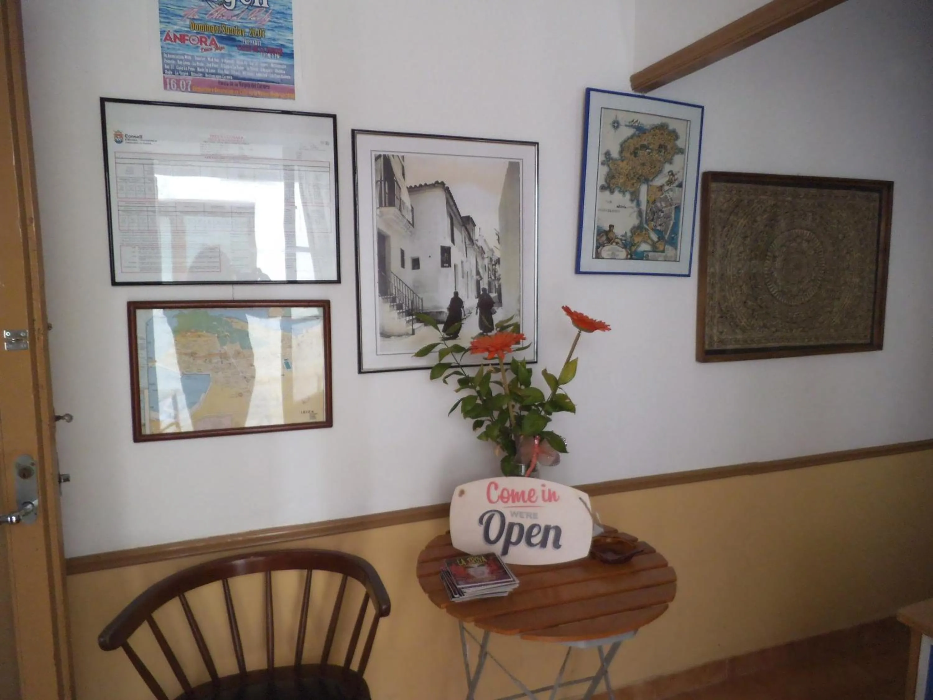 Lobby or reception in Casa de Huespedes la Peña