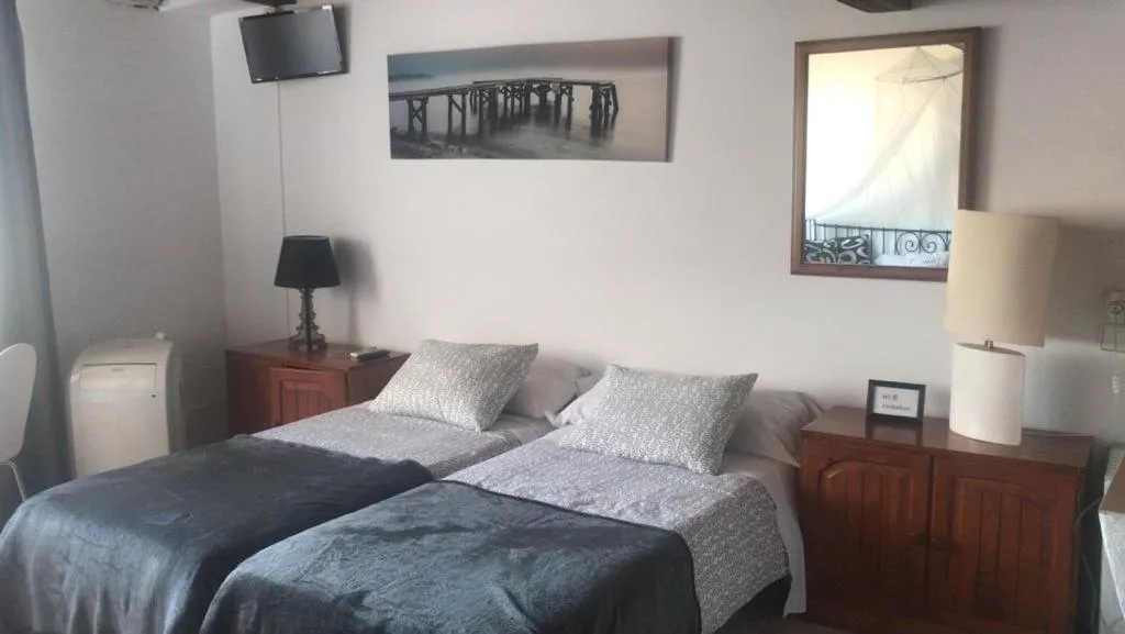Bed in Casa de Huespedes la Peña