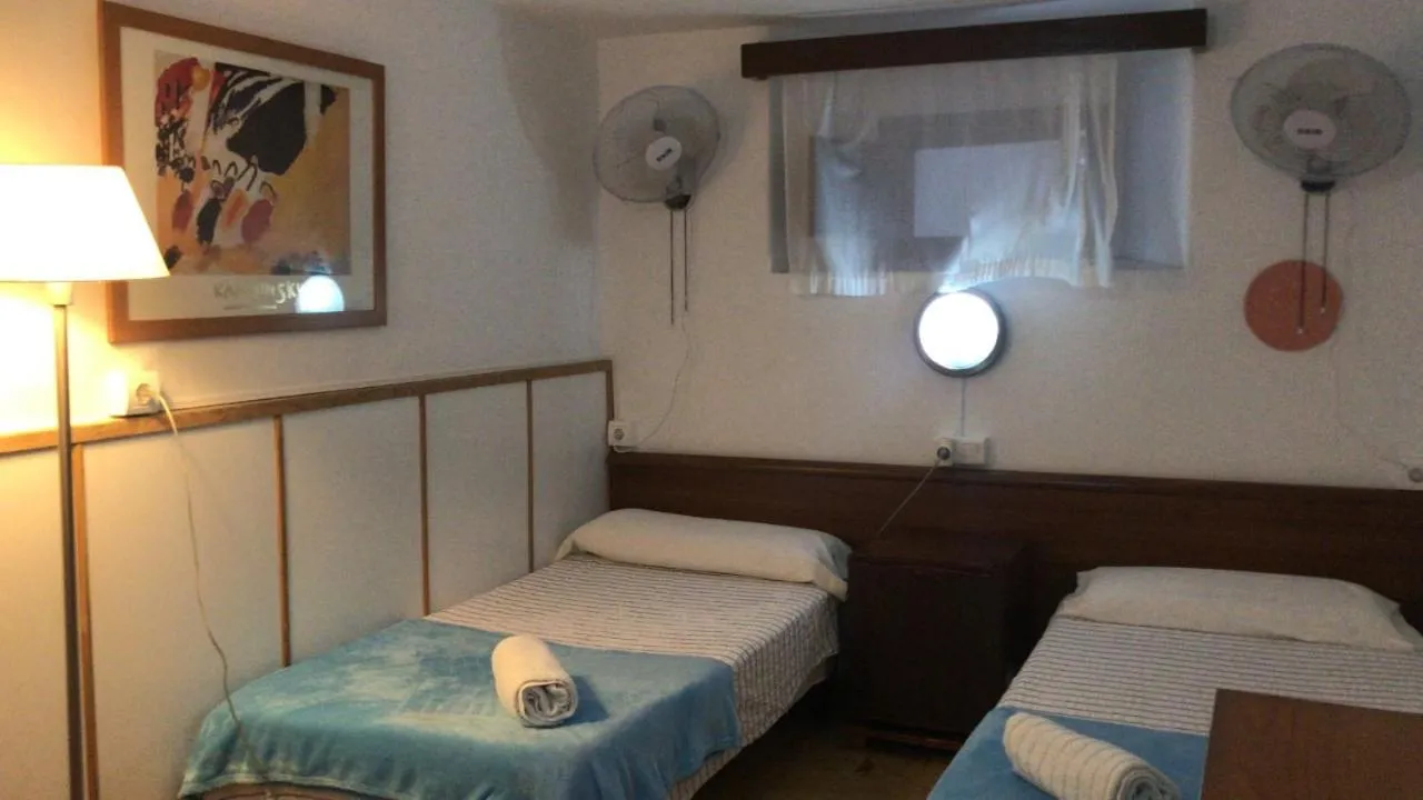 Bed in Casa de Huespedes la Peña