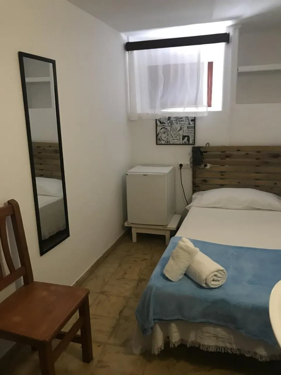 Bed in Casa de Huespedes la Peña