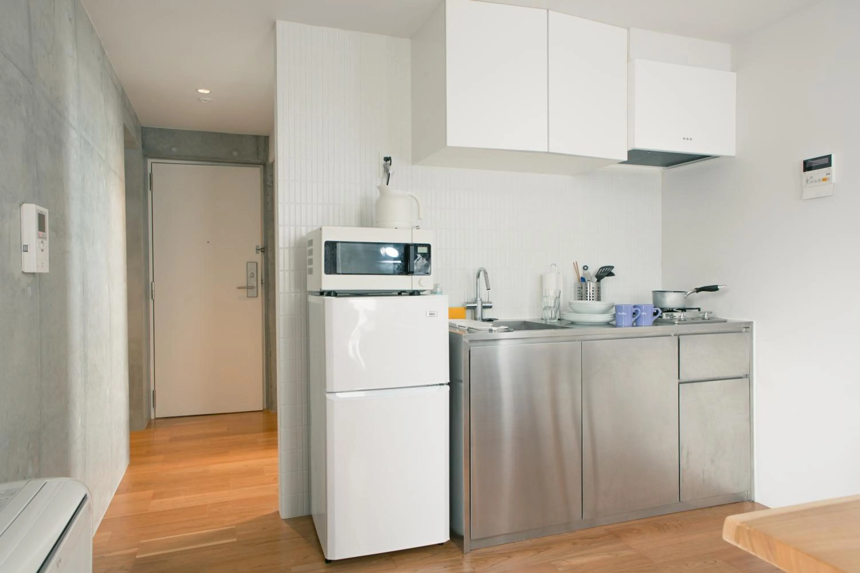 Kitchen or kitchenette in DOMO Hotel