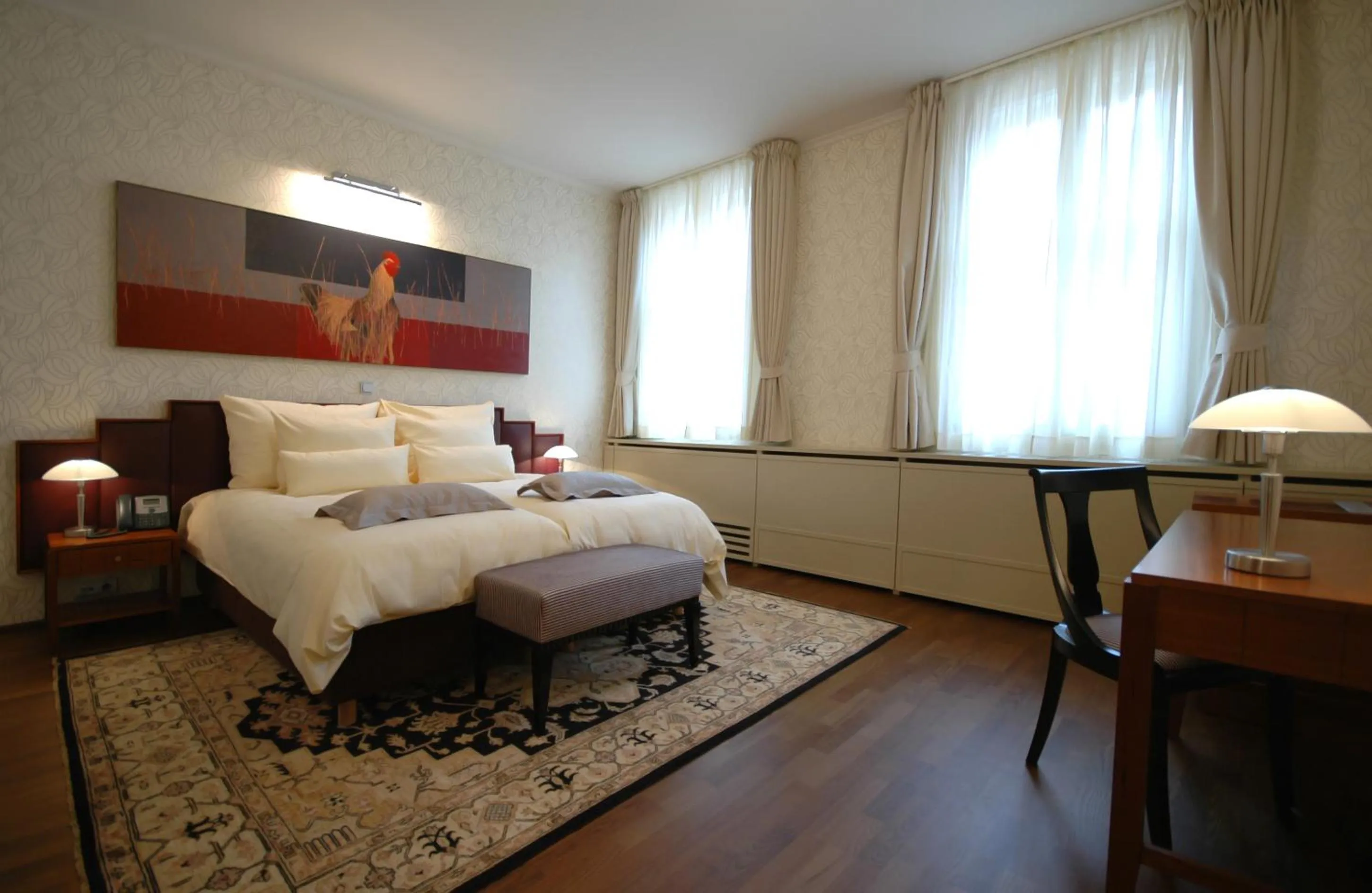 Bed in Hotel Mitra, Story Hotels