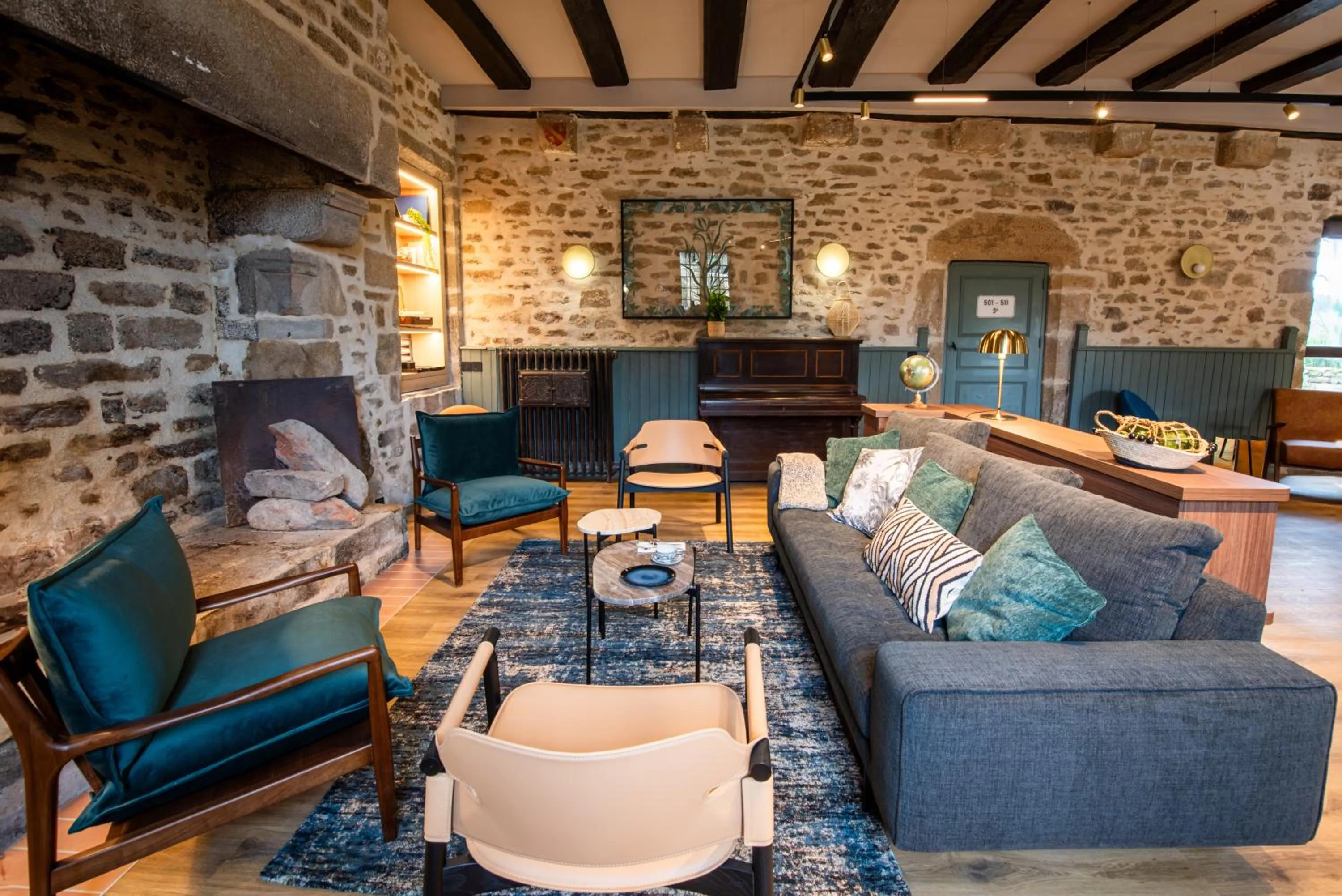 Living room in La Maison OBONO Hôtel & Spa