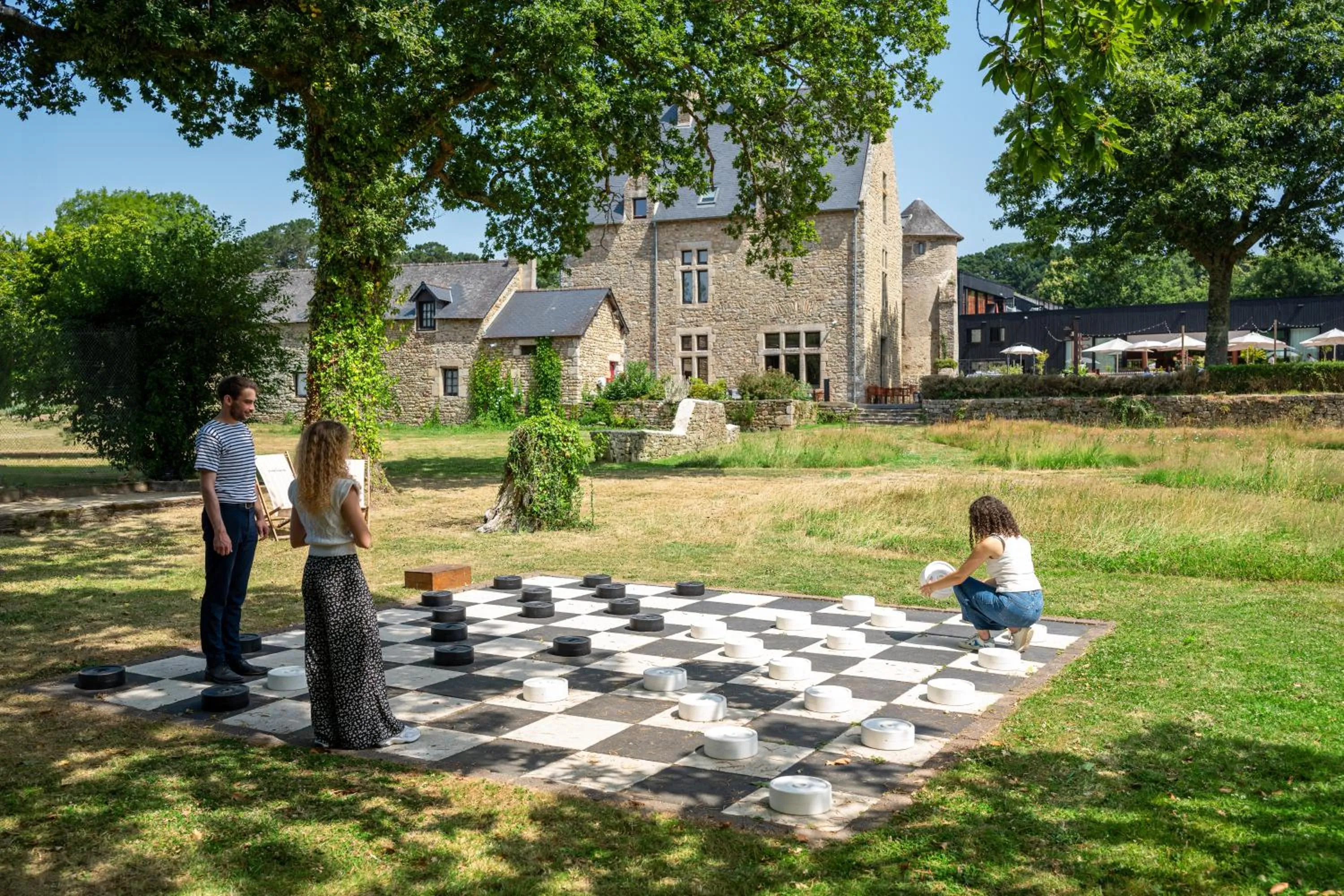 Children play ground in La Maison OBONO Hôtel & Spa