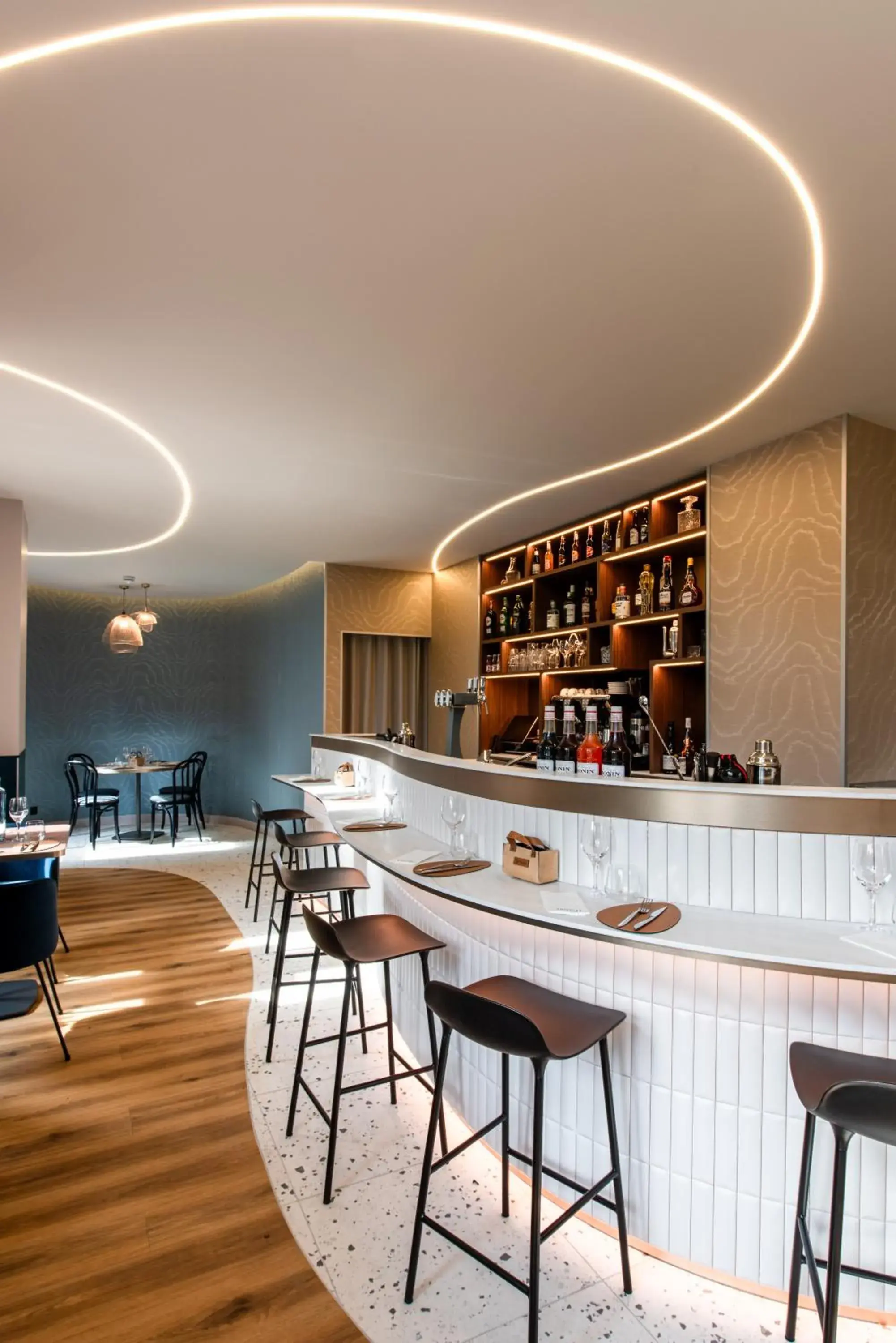 Lounge or bar in La Maison OBONO Hôtel & Spa Lounge or bar in La Maison OBONO Hôtel & Spa