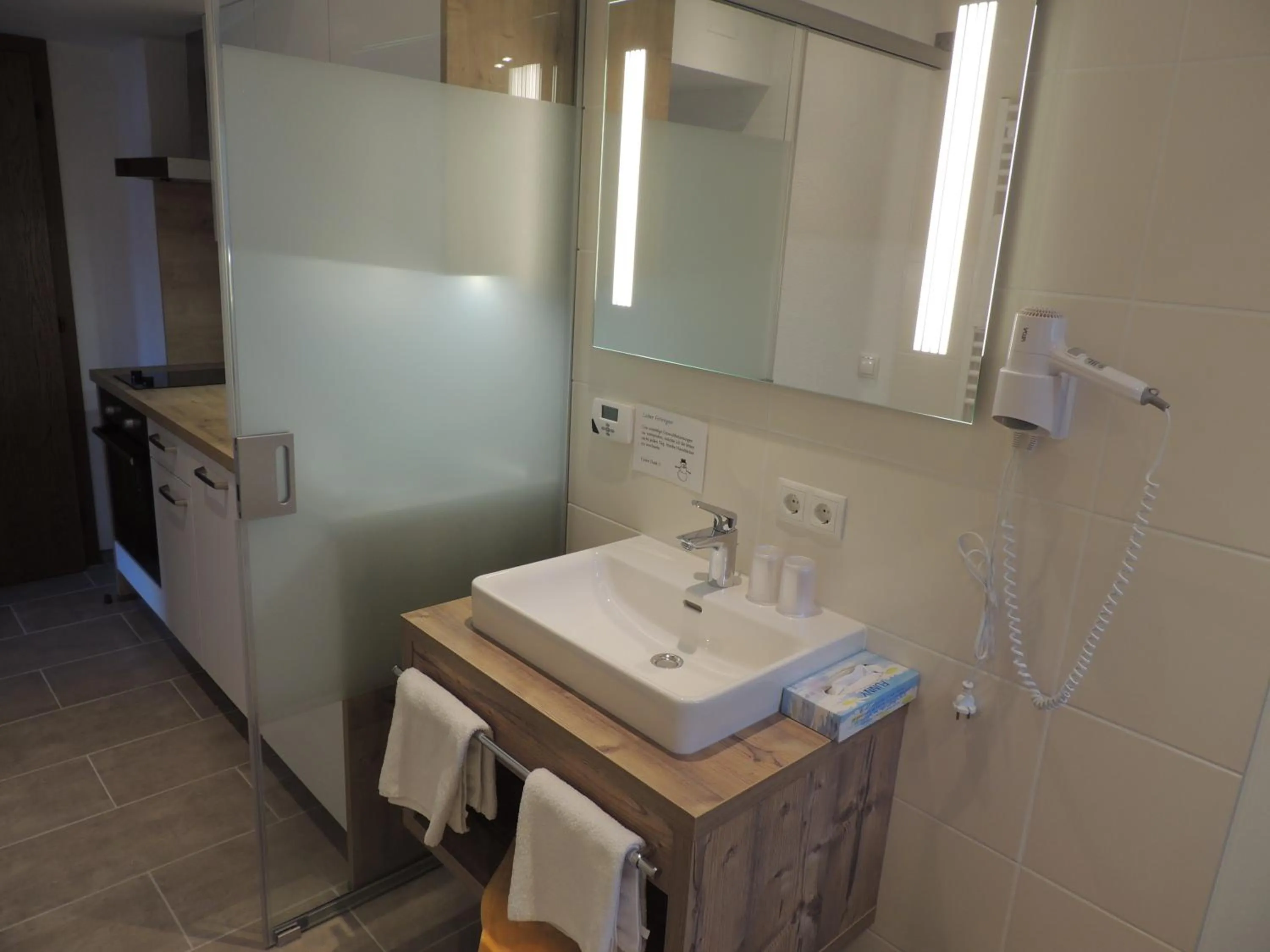 Bathroom in Pension Winnebach