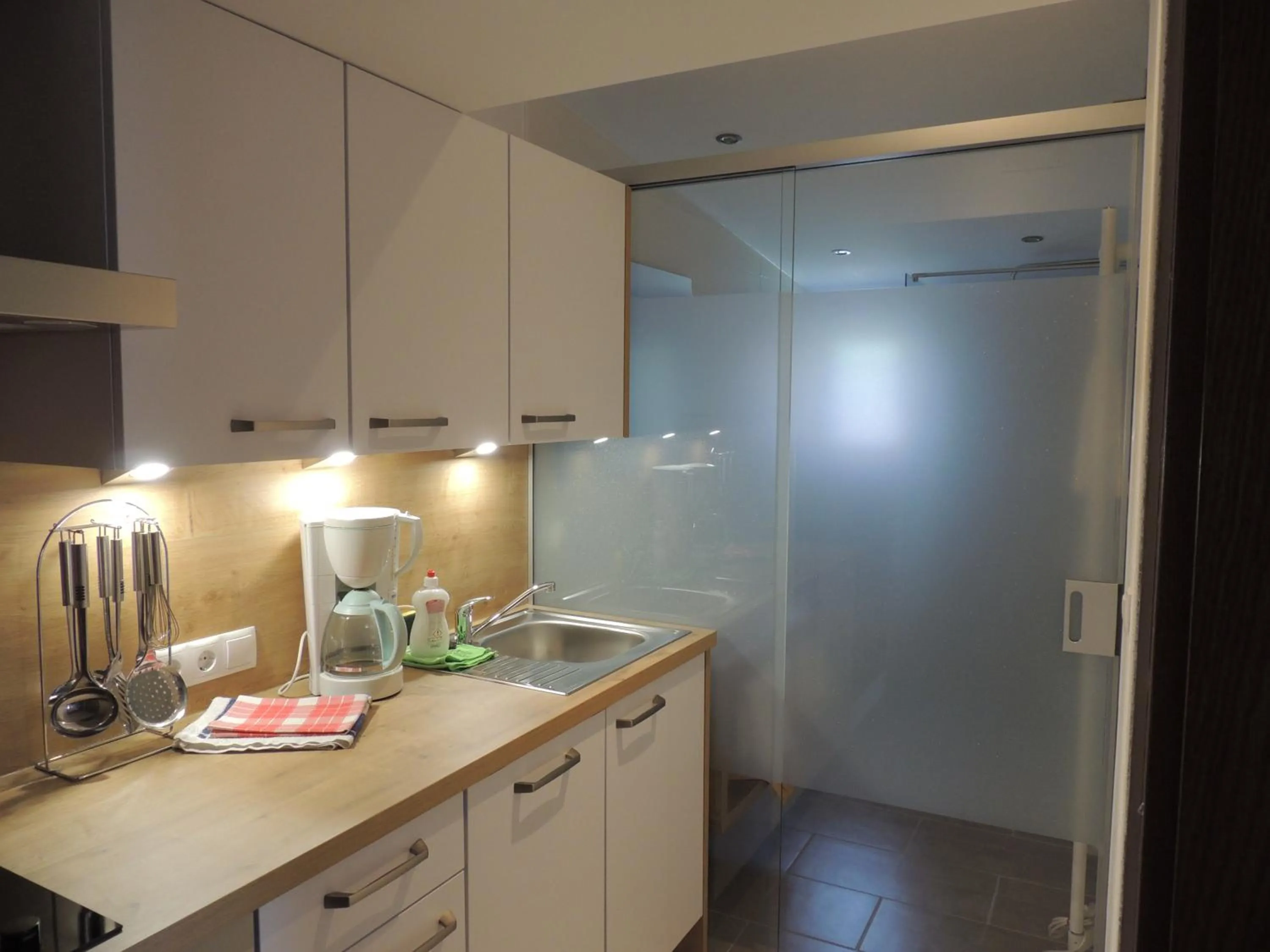 Kitchen or kitchenette in Pension Winnebach