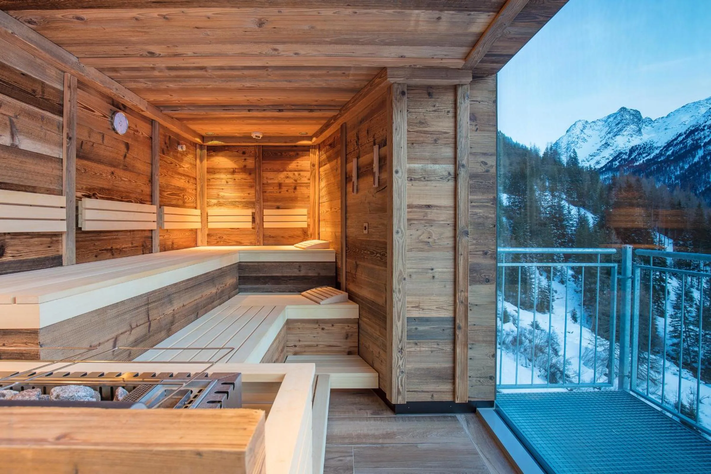 Sauna in Pension Winnebach