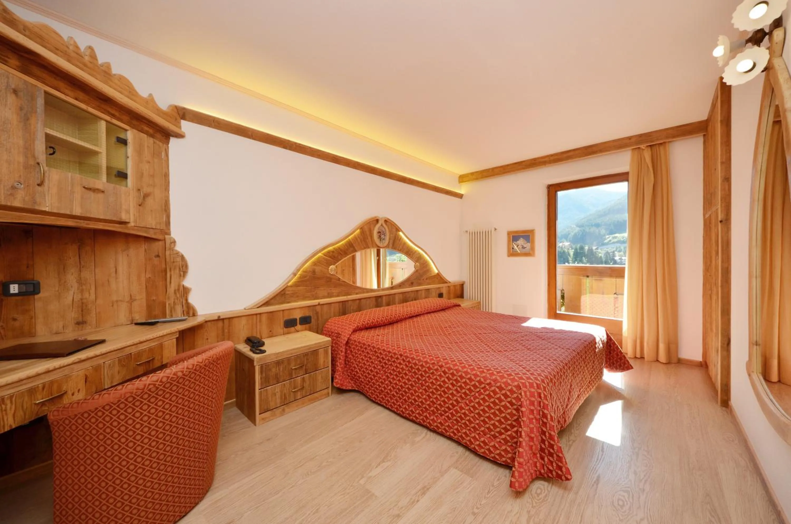 Bed in Hotel La Soldanella