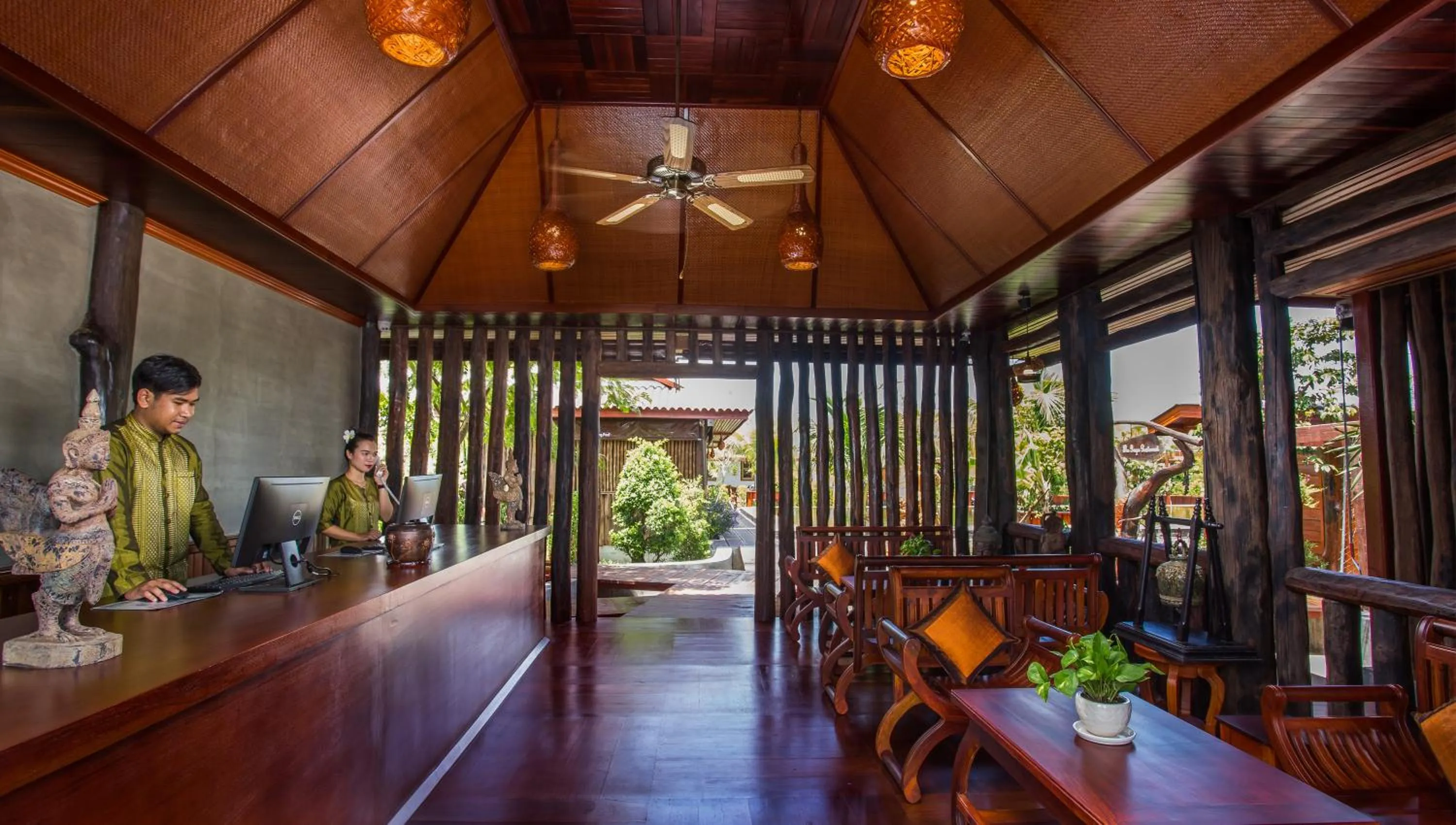 Lobby or reception in BB Angkor Green Resort