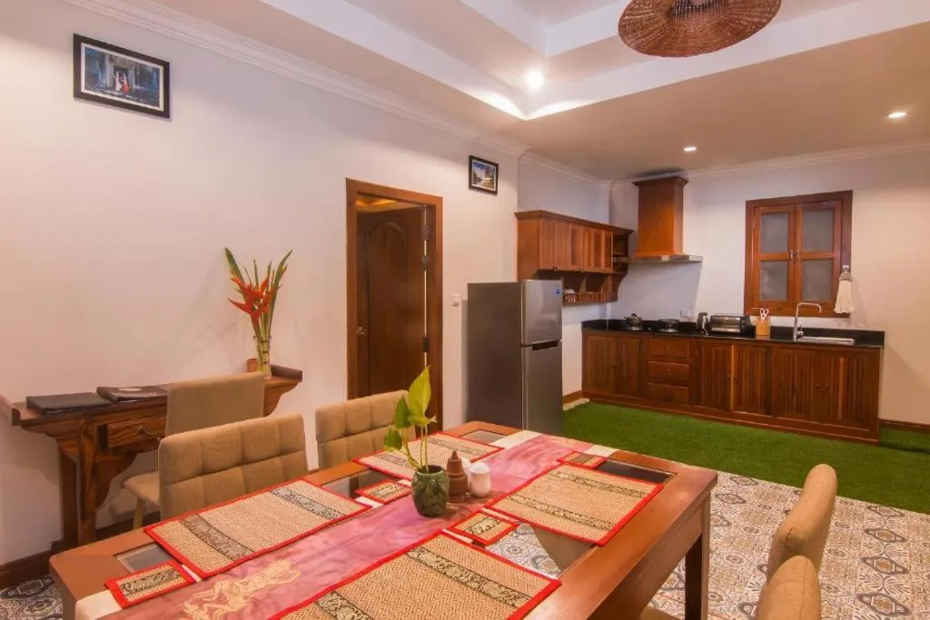 Kitchen or kitchenette in BB Angkor Green Resort