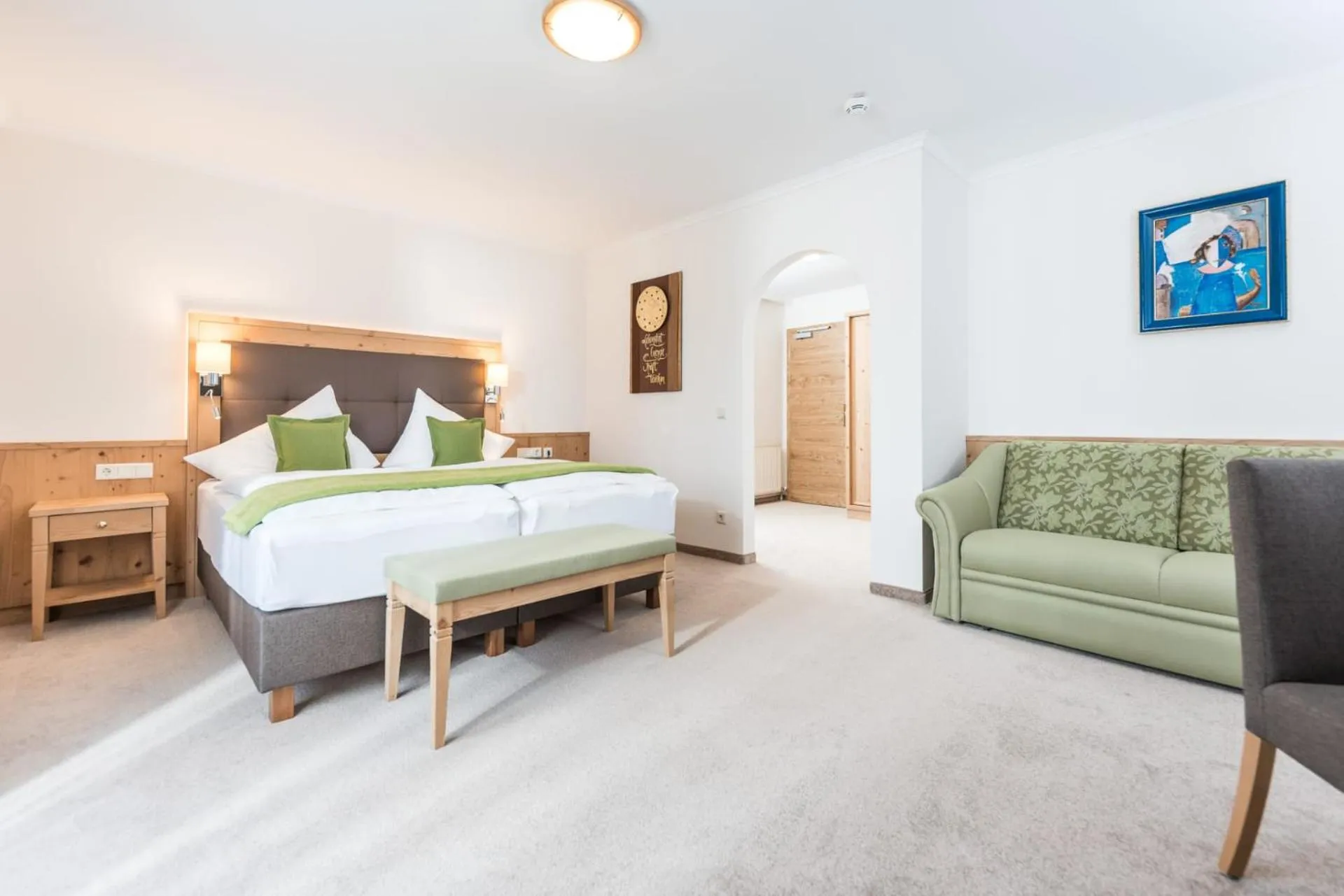 Bed in Vitalhotel Marienhof