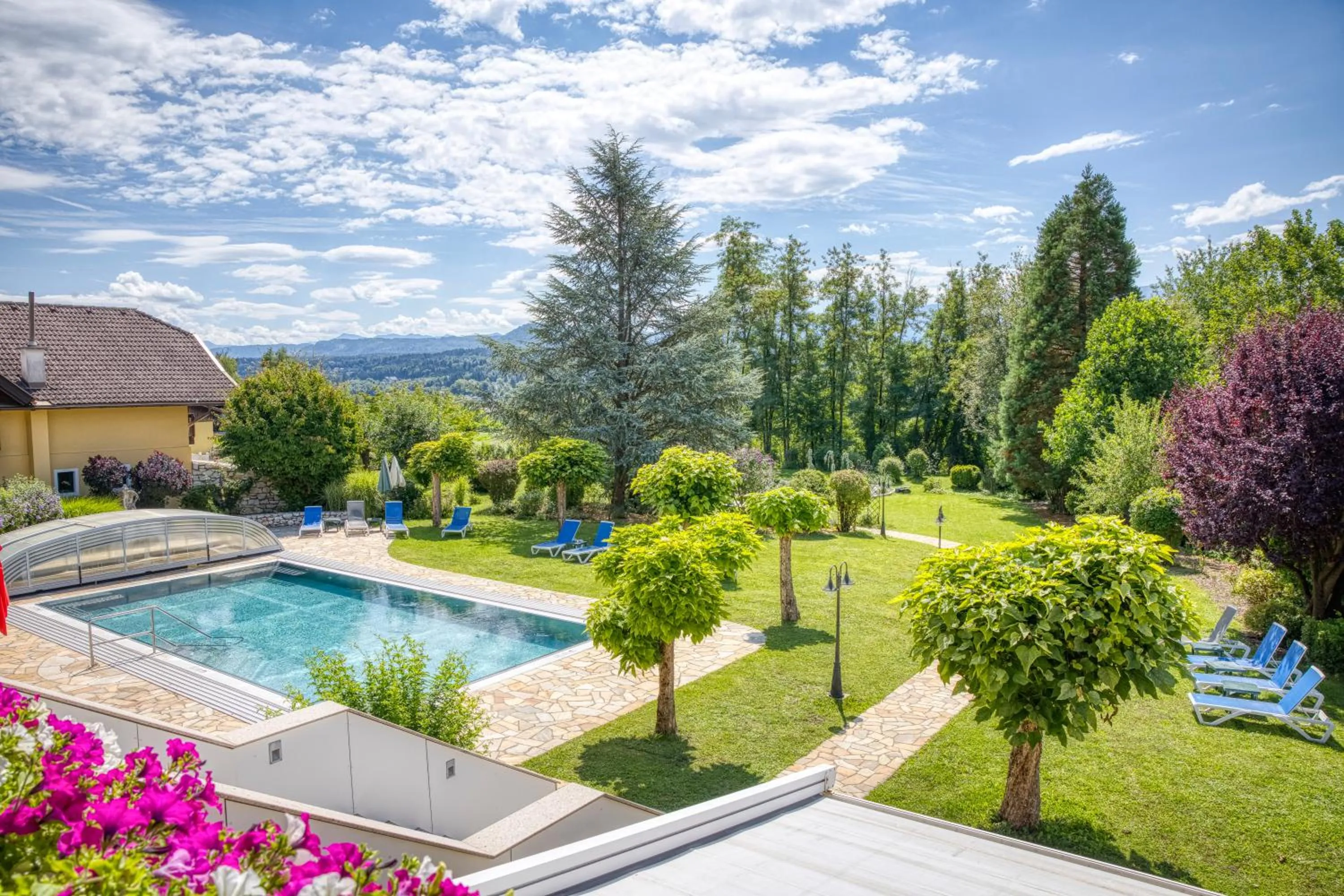 Swimming pool in Vitalhotel Marienhof