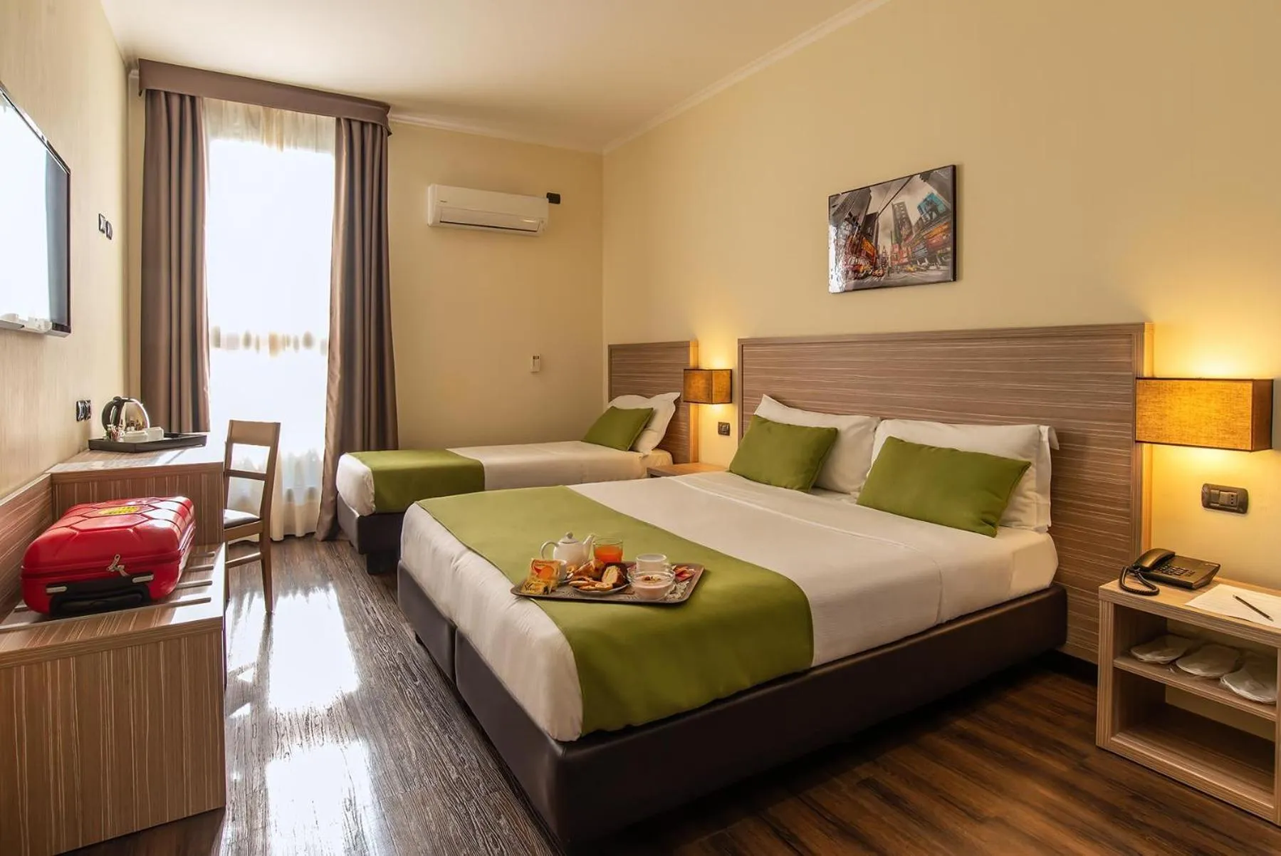 Photo of the whole room, Bed in Hotel Roma Sud