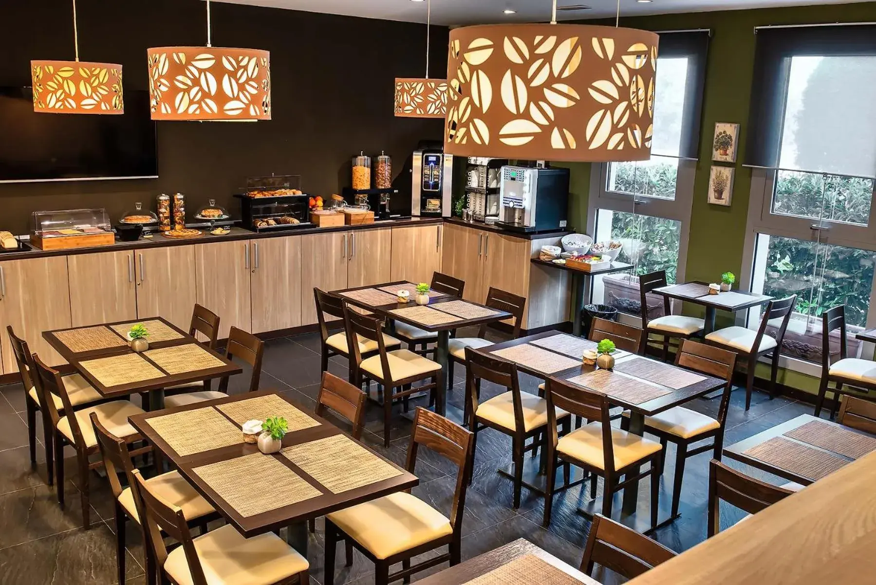 Continental breakfast in Hotel Roma Sud Continental breakfast in Hotel Roma Sud