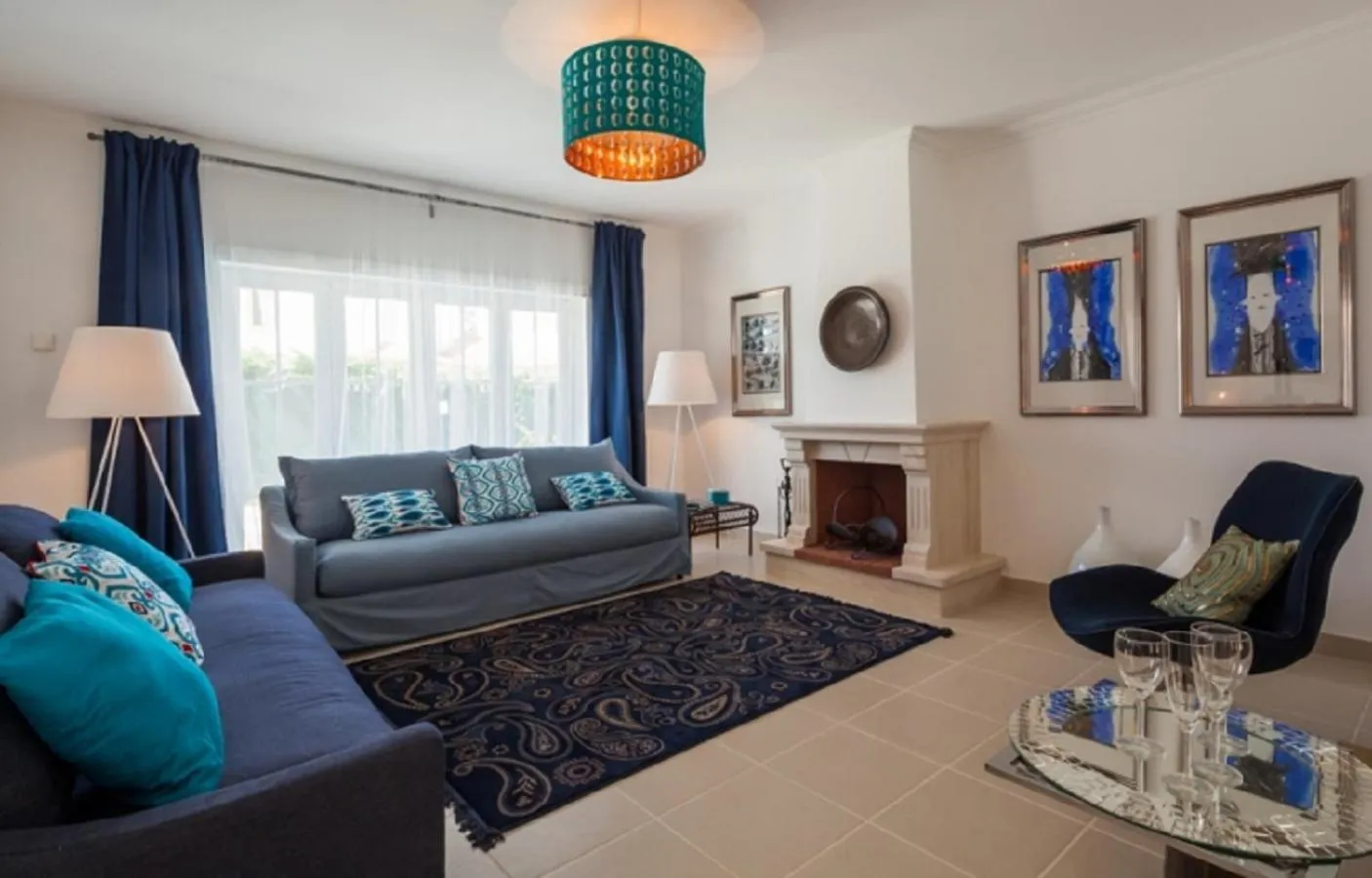 Living room in The Village – Praia D’El Rey Golf & Beach Resort