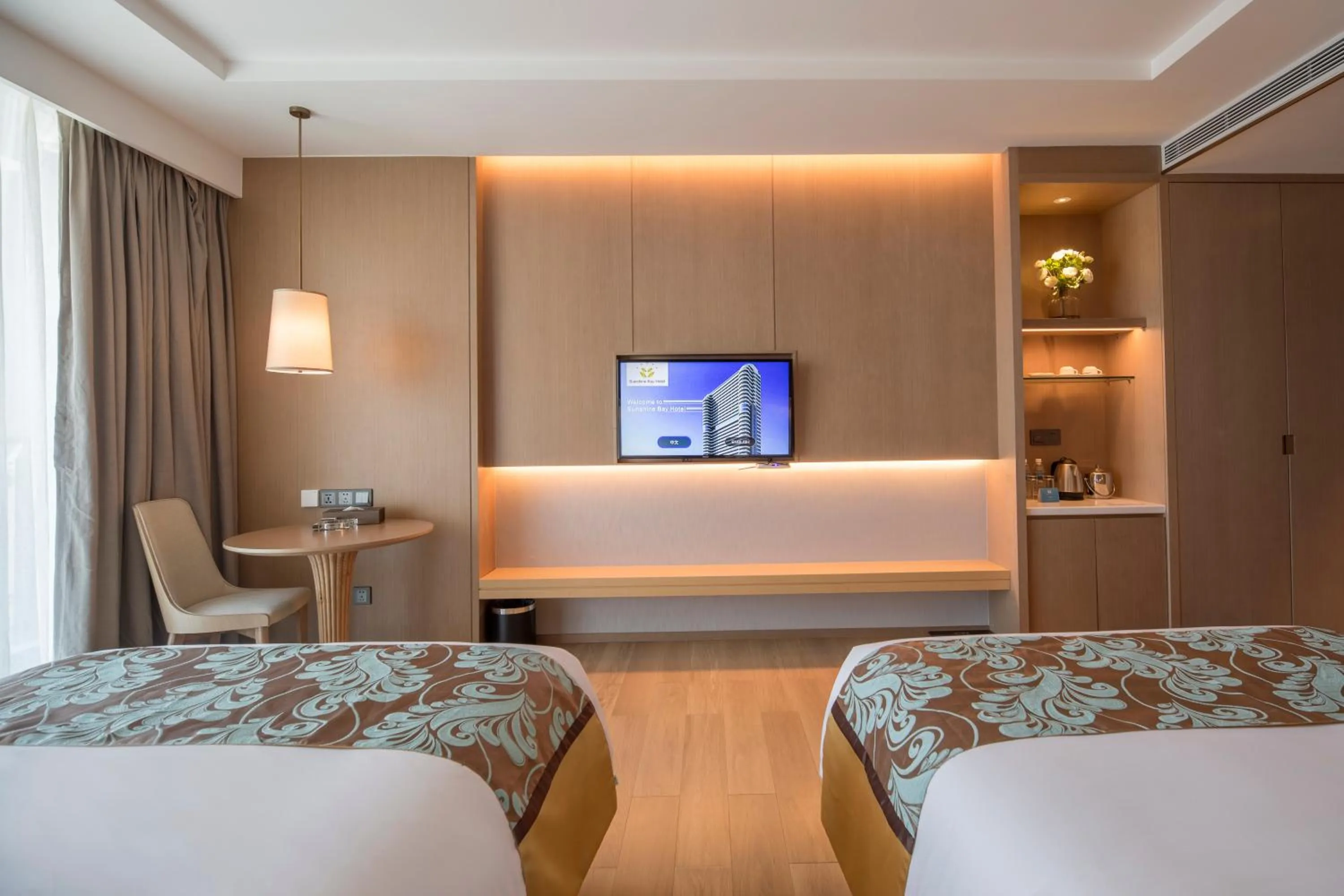 Bed in Jing Shang Hotel