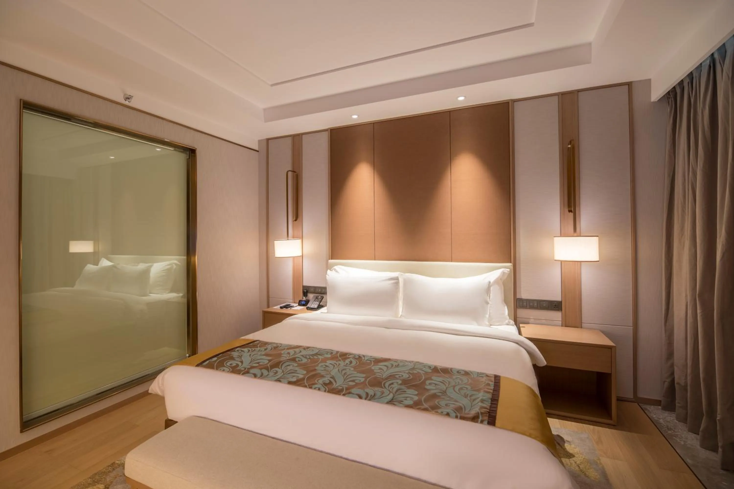 Bed in Jing Shang Hotel