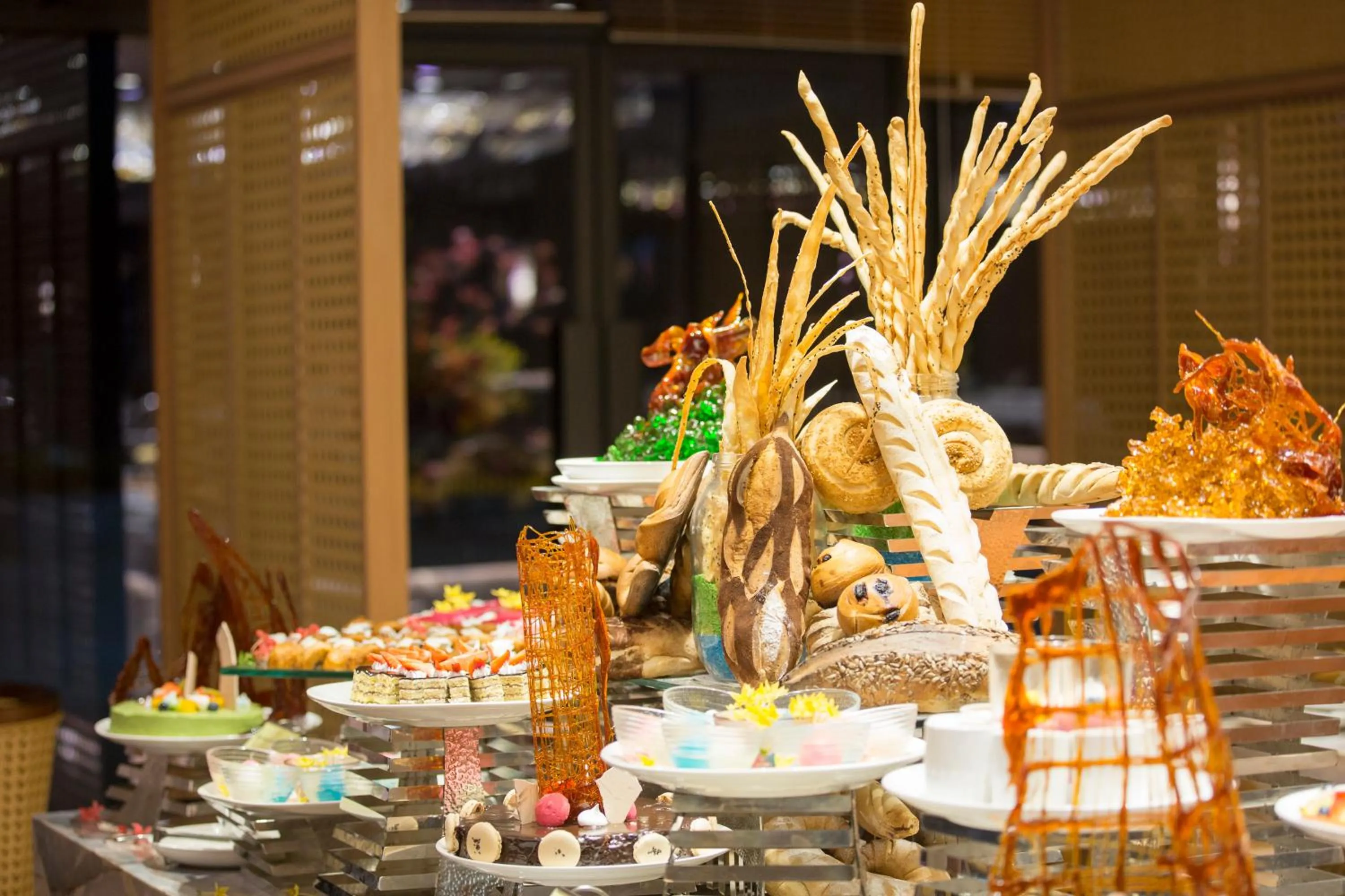 Buffet breakfast in Jing Shang Hotel