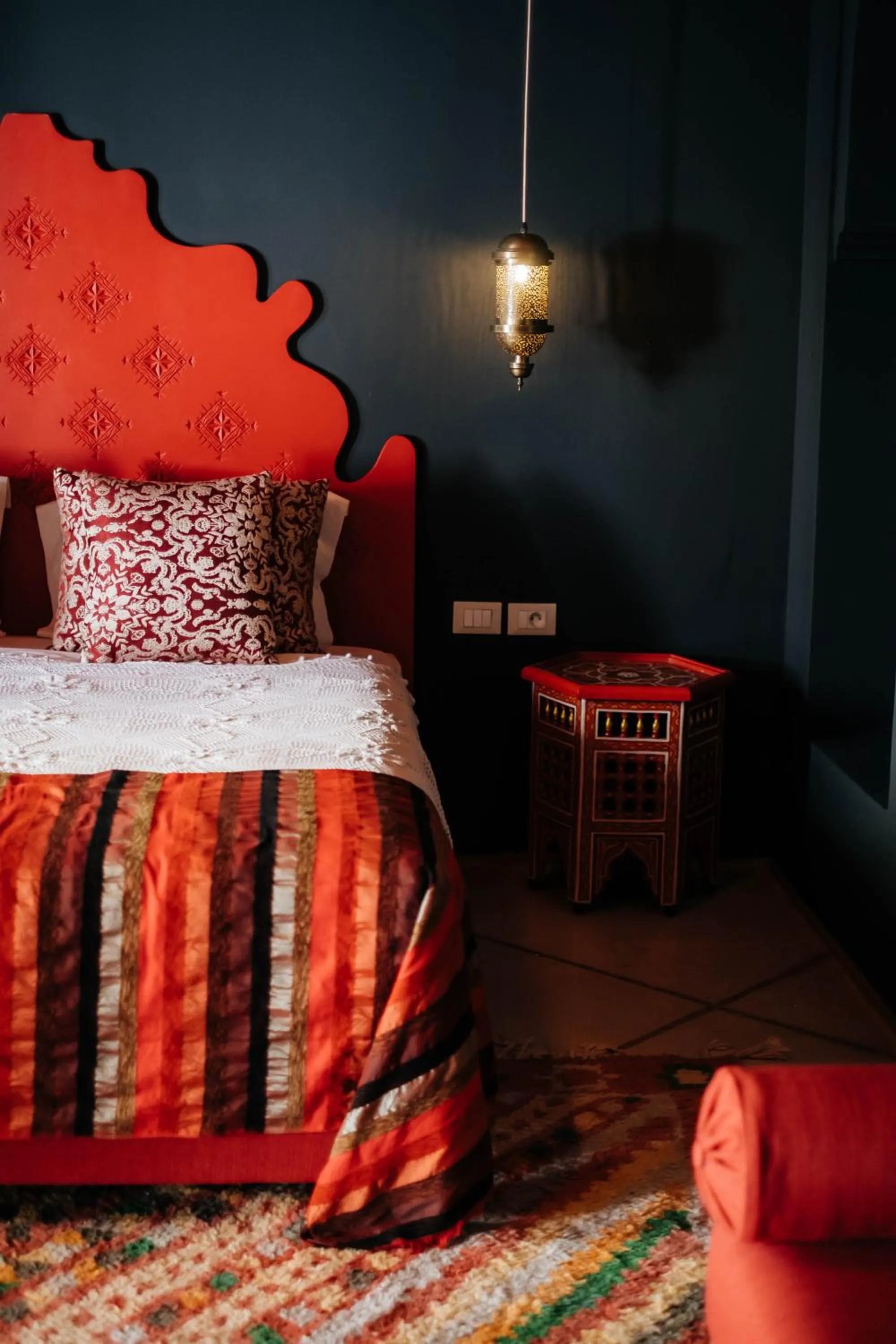 Bed in Riad Nashira & Spa