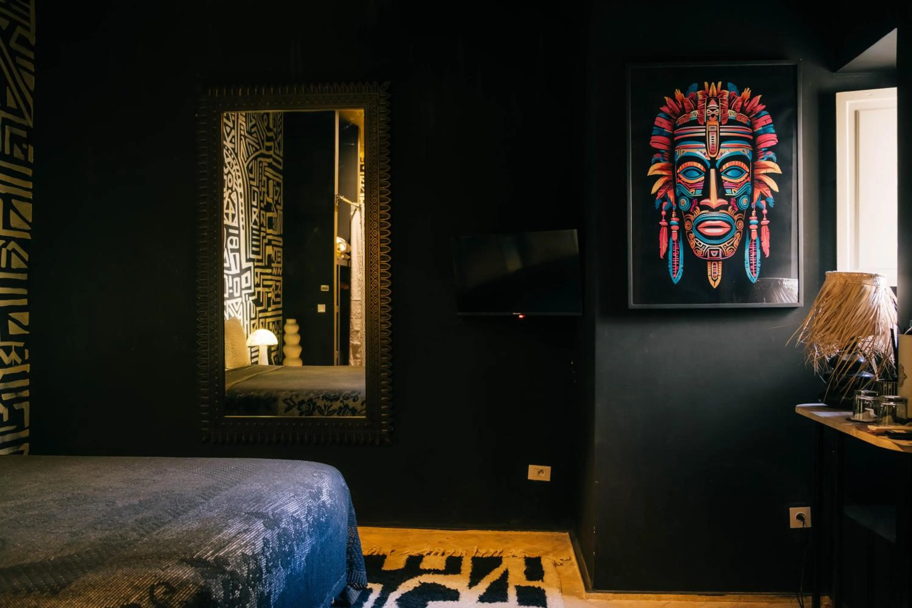 Bed in Riad Nashira & Spa