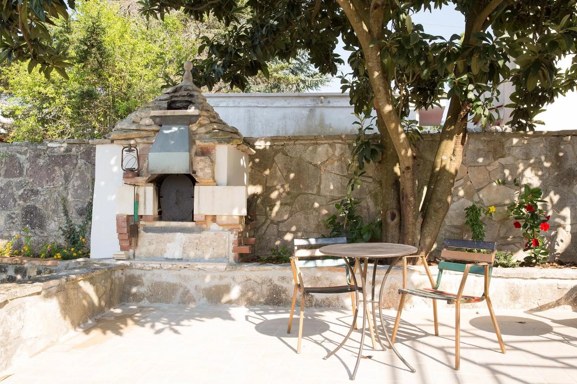BBQ facilities in B&B Trulli e Mare