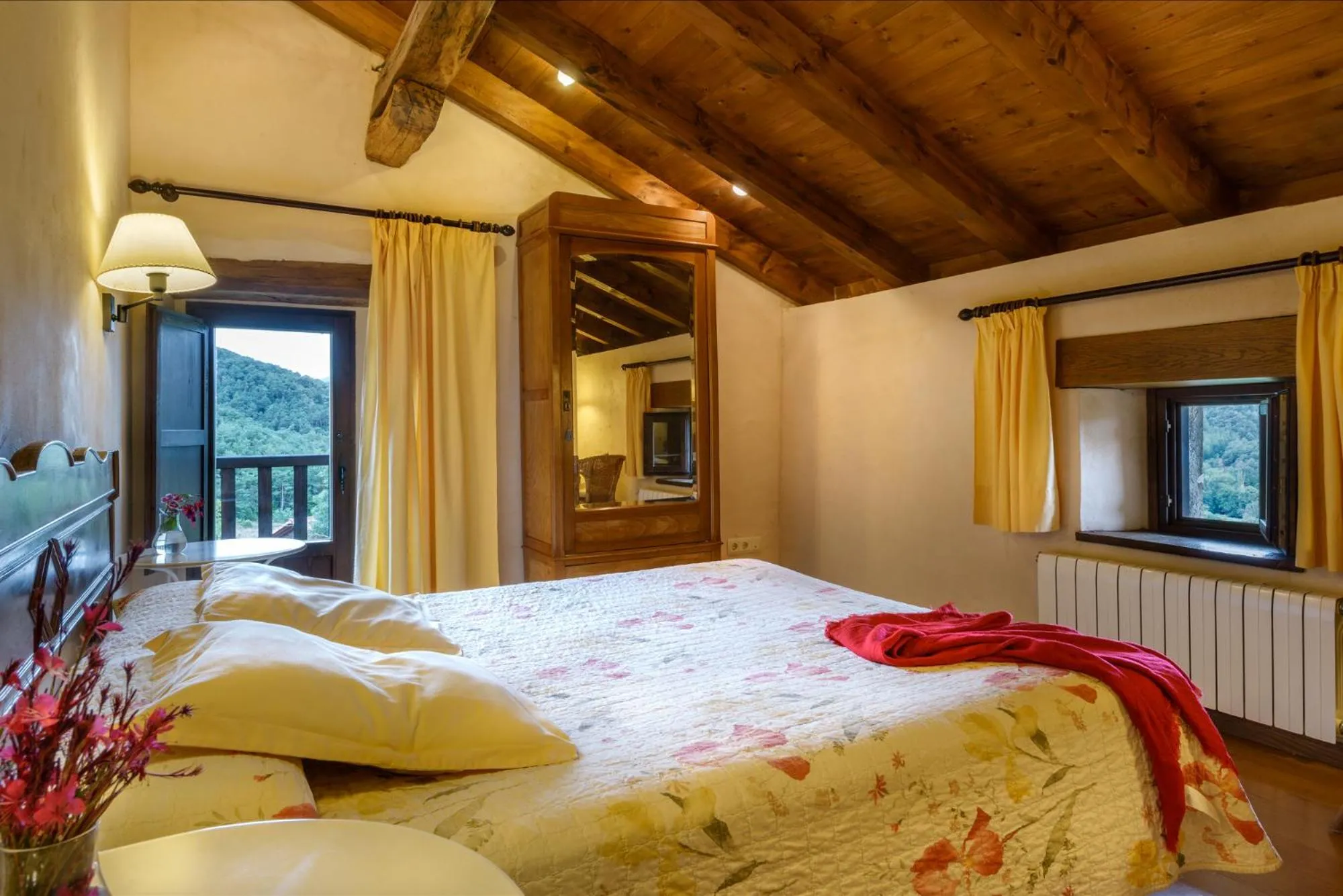 Bed in Hotel Akerreta