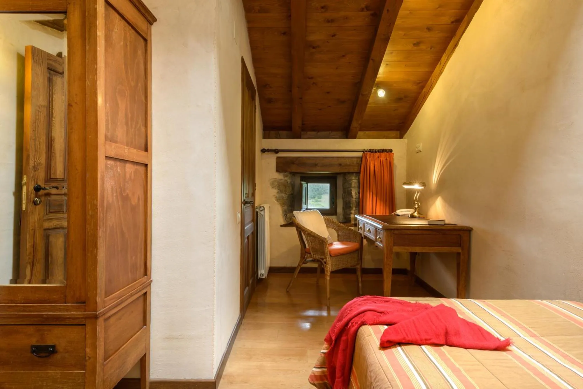 Bed in Hotel Akerreta