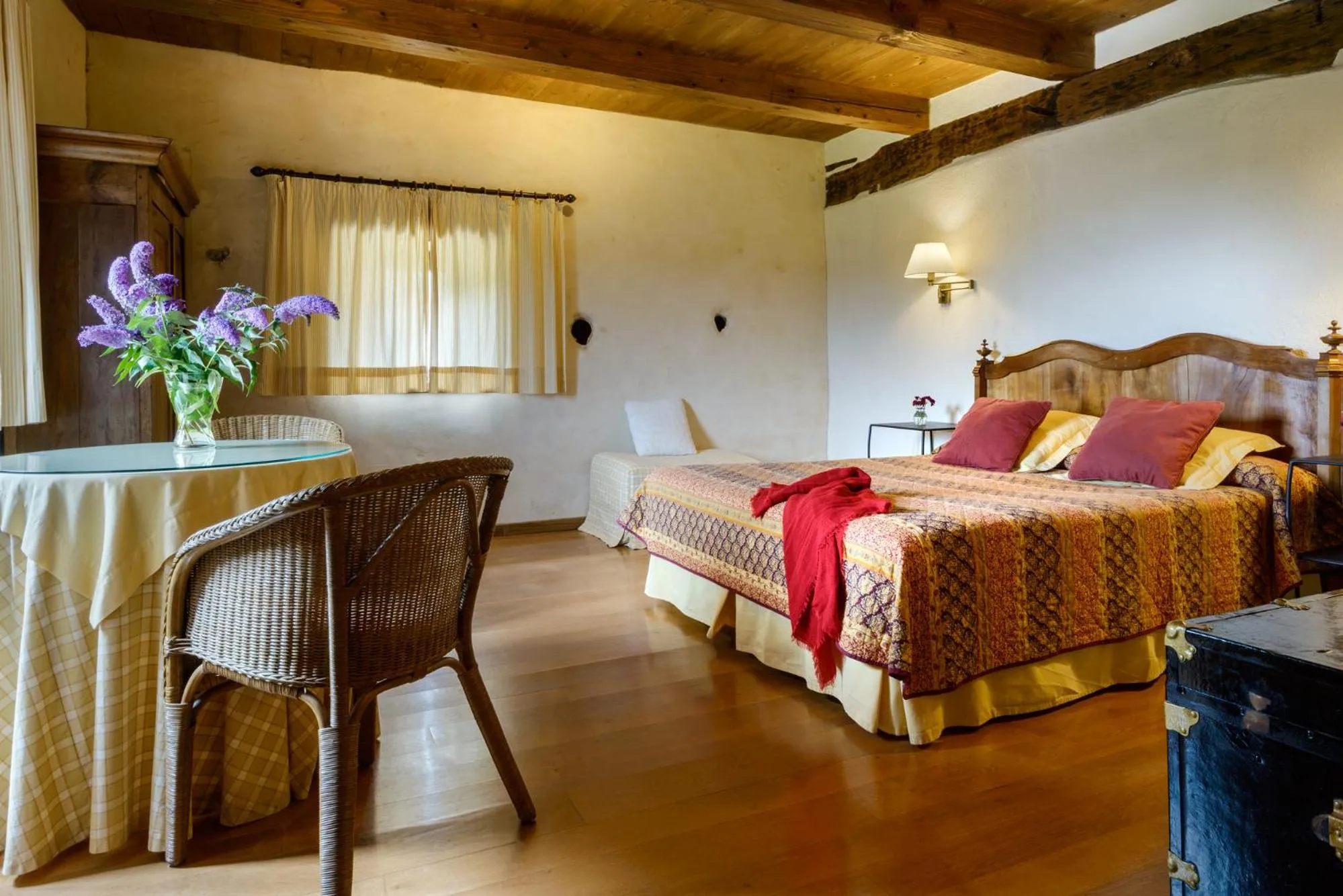 Bed in Hotel Akerreta