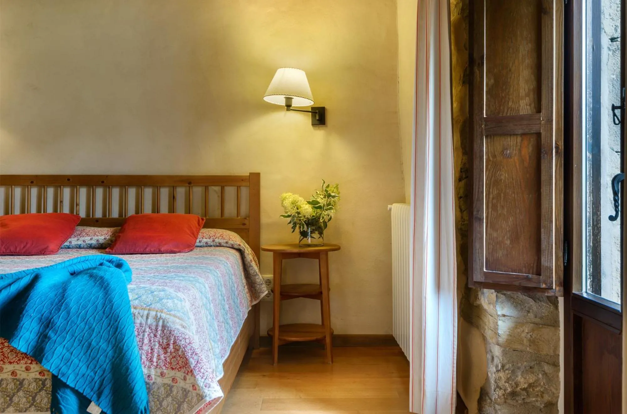 Bed in Hotel Akerreta