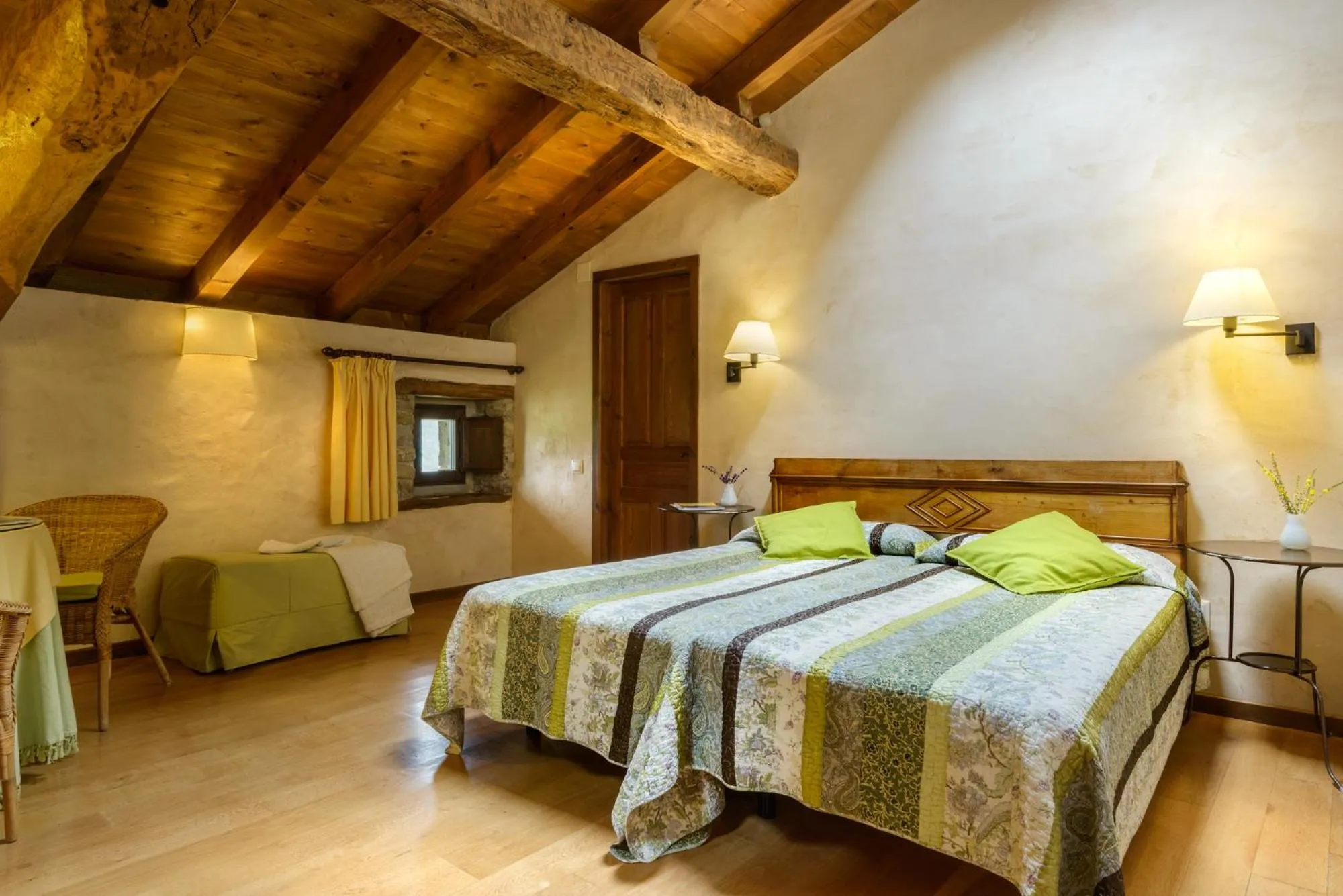 Bed in Hotel Akerreta