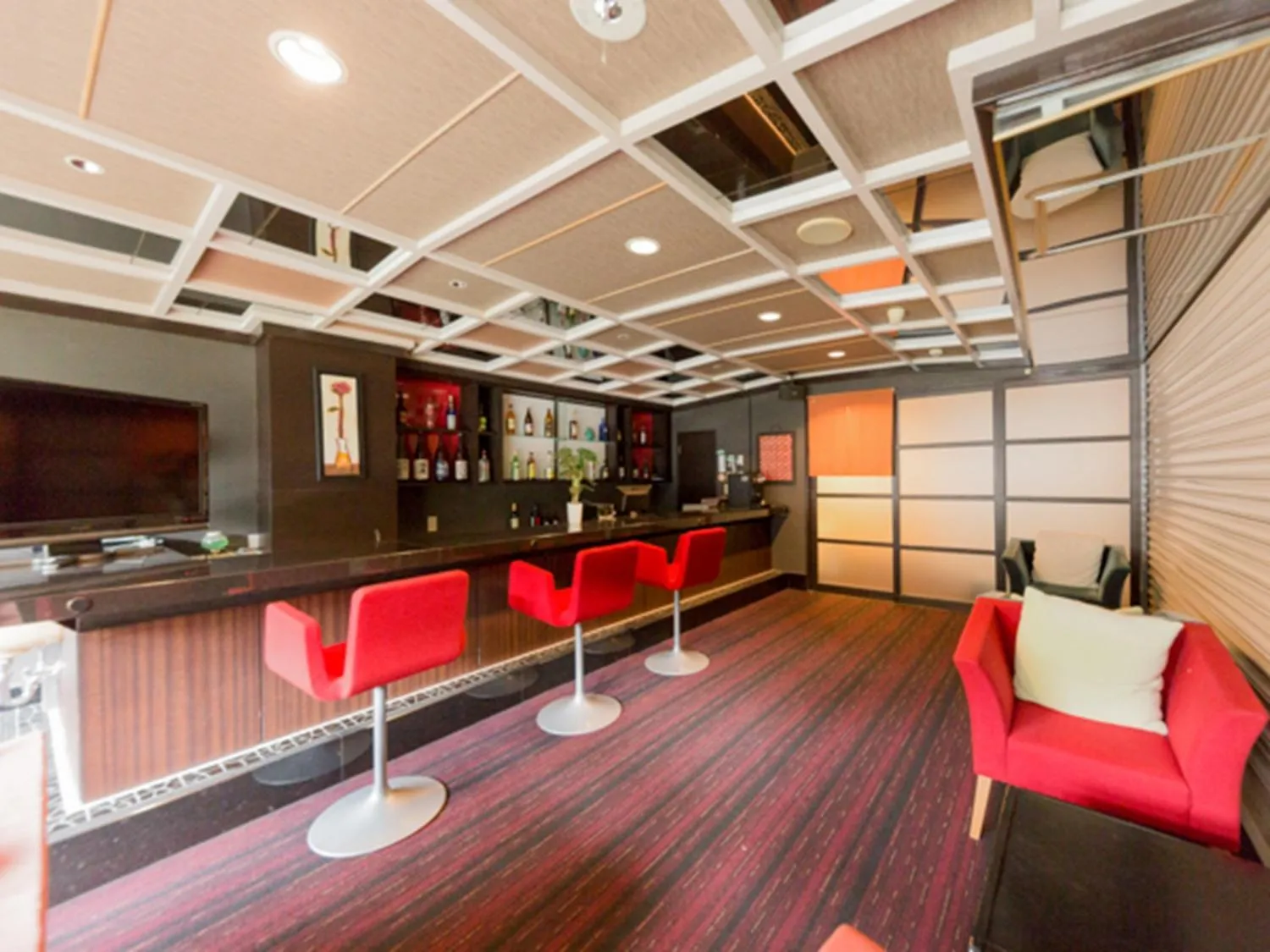 Lounge or bar in LiVEMAX RESORT Kawaji