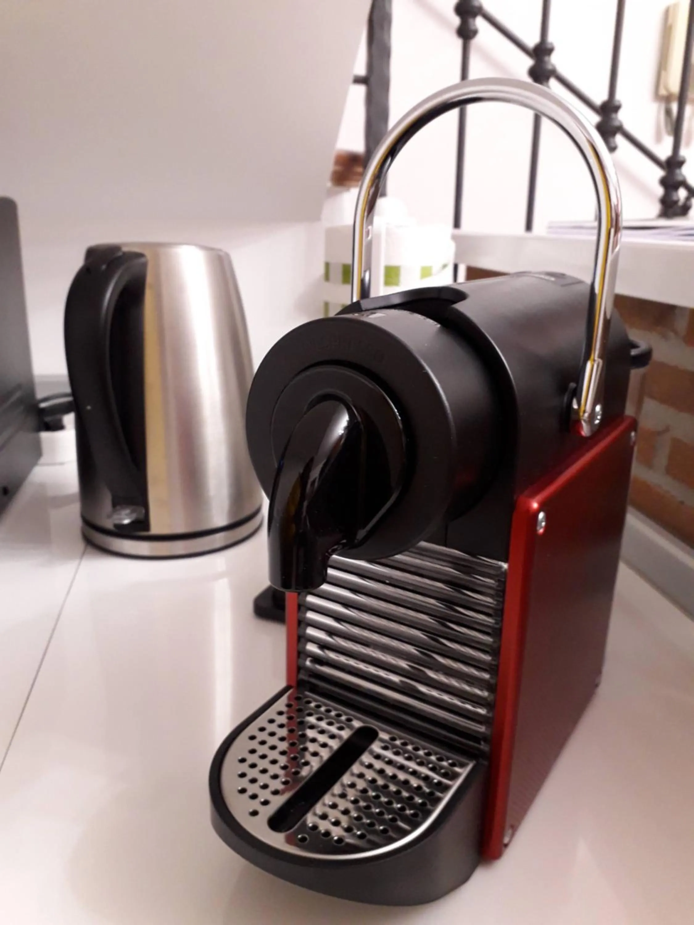 Coffee/tea facilities in L'Oasi al Pigneto - Guest house
