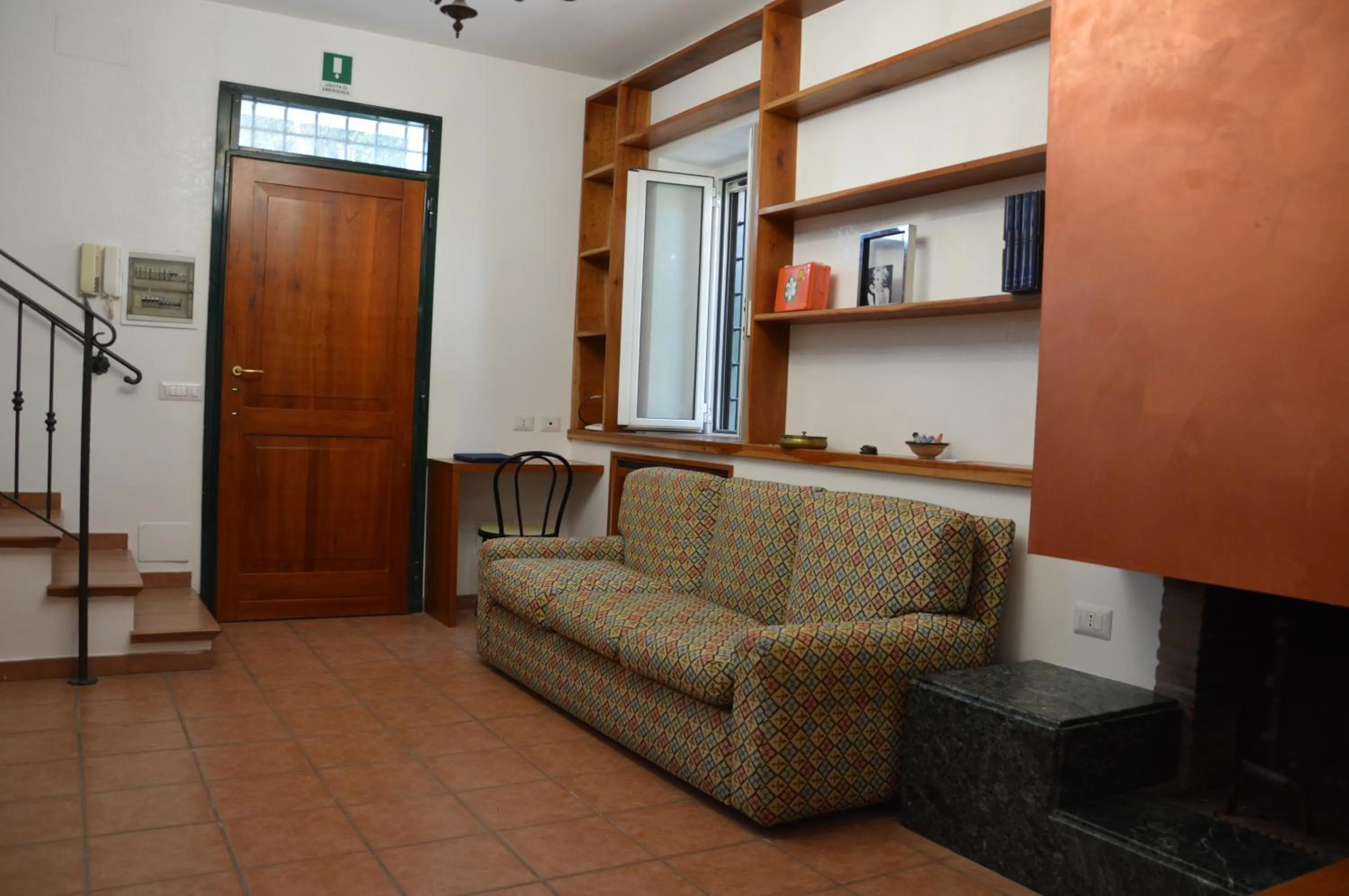 Lobby or reception in L'Oasi al Pigneto - Guest house