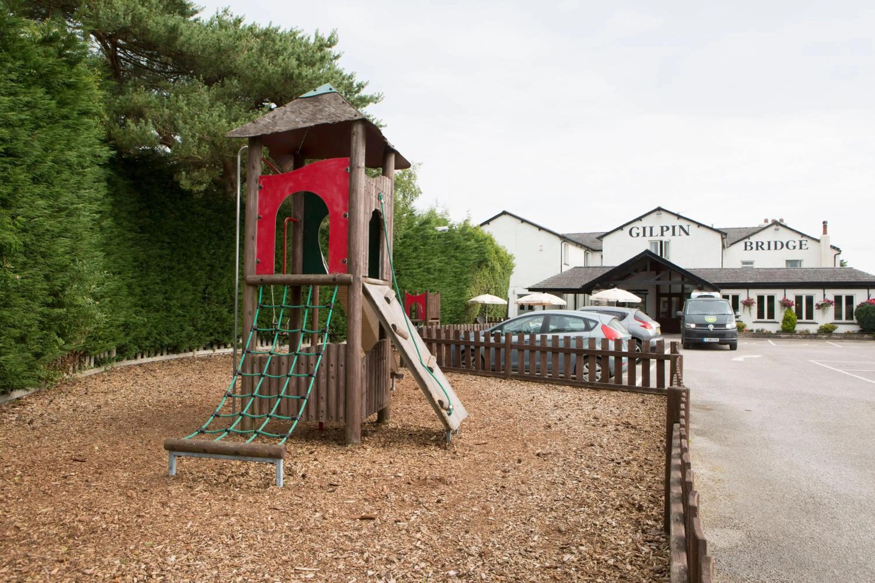Children play ground in Gilpin Bridge Inn