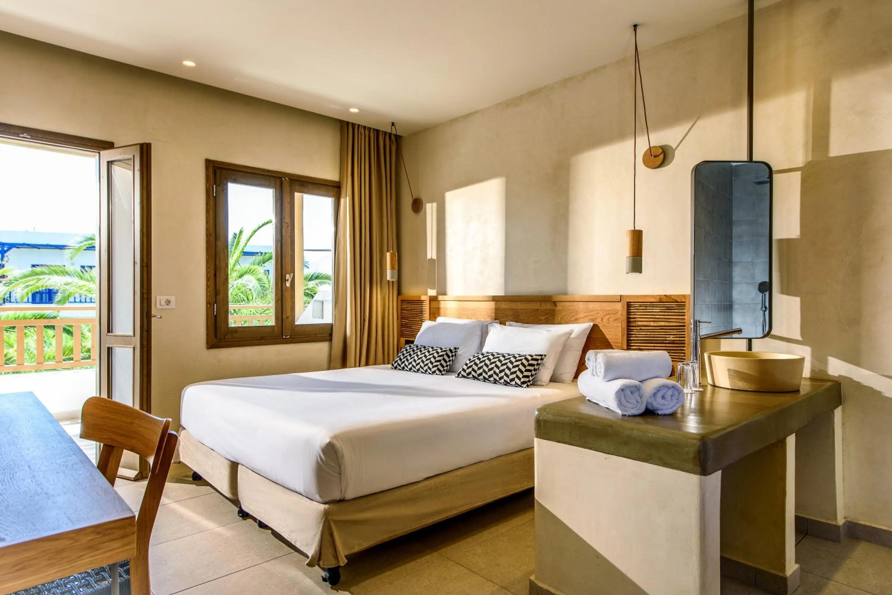 Spring, Bed in Stella Village Seaside Hotel