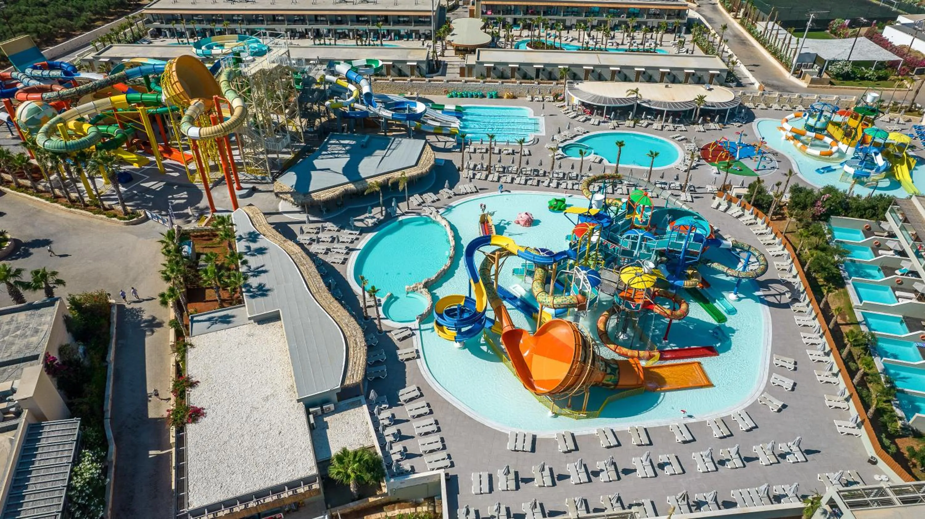 Aqua park in Stella Village Seaside Hotel