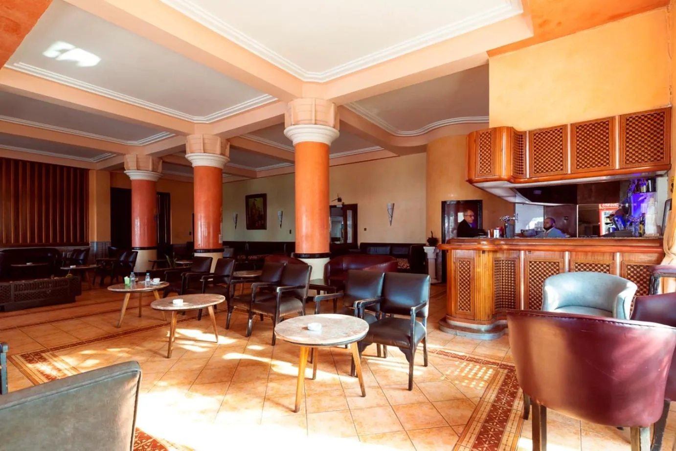 Communal lounge/ TV room in Hotel Bellerive