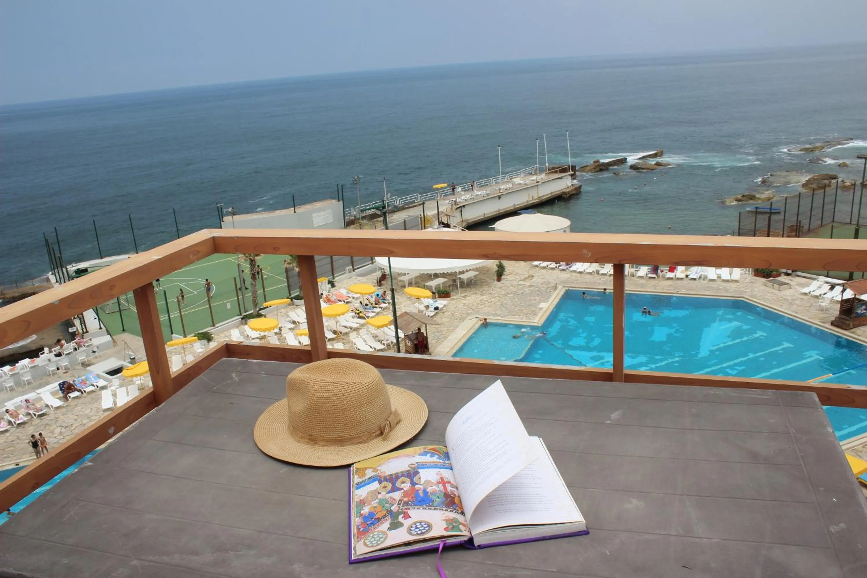 Balcony/Terrace in Cimer SafraMarine Beach Resort