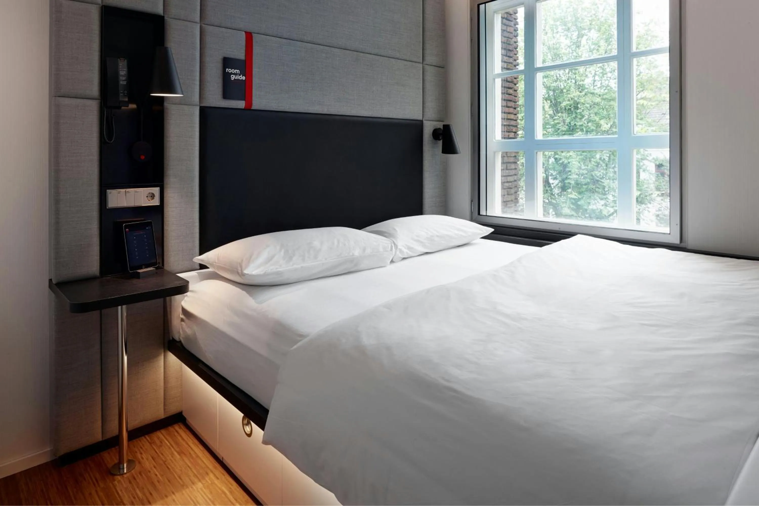 Bedroom, Bed in citizenM Amstel Amsterdam
