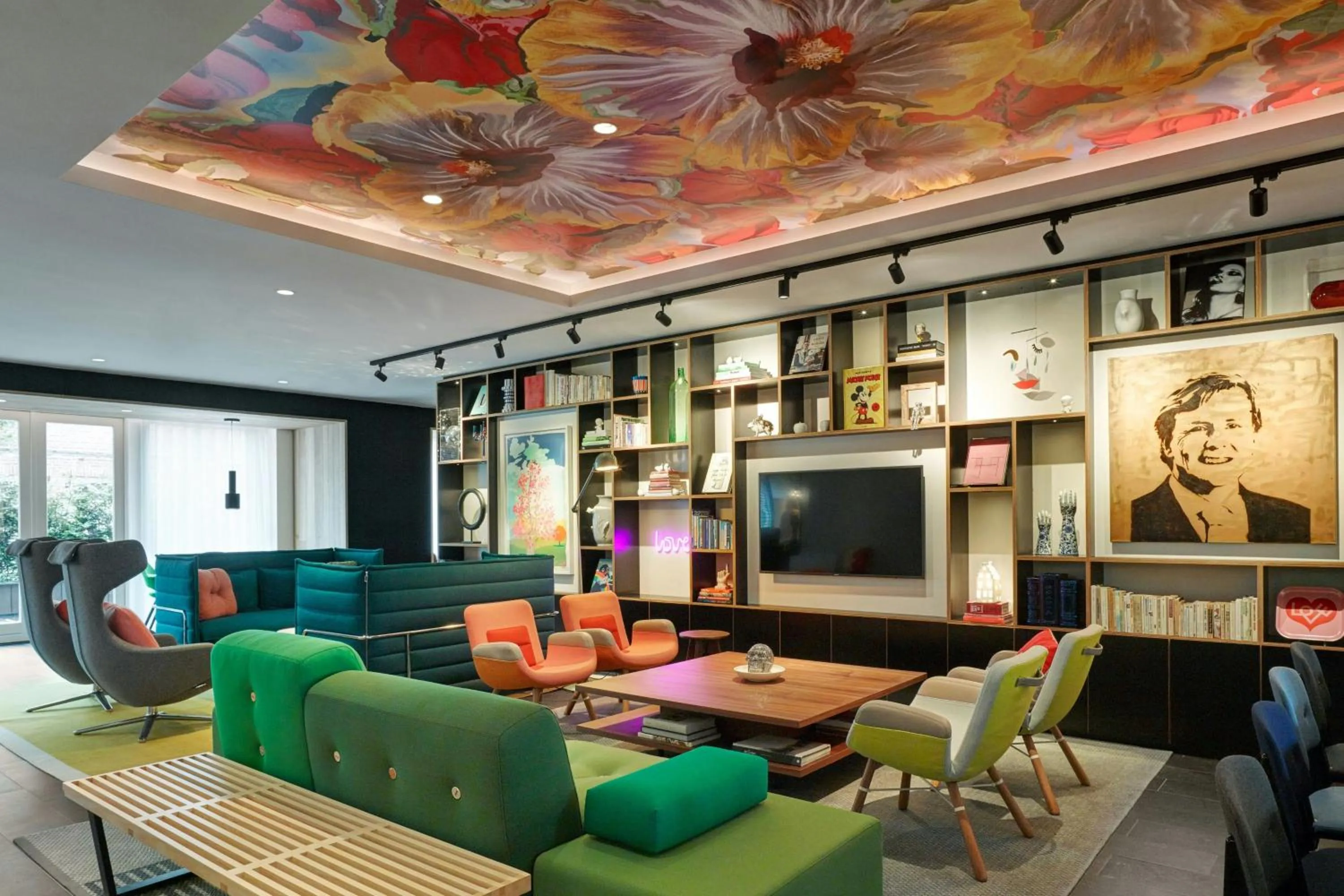 Lobby or reception in citizenM Amstel Amsterdam