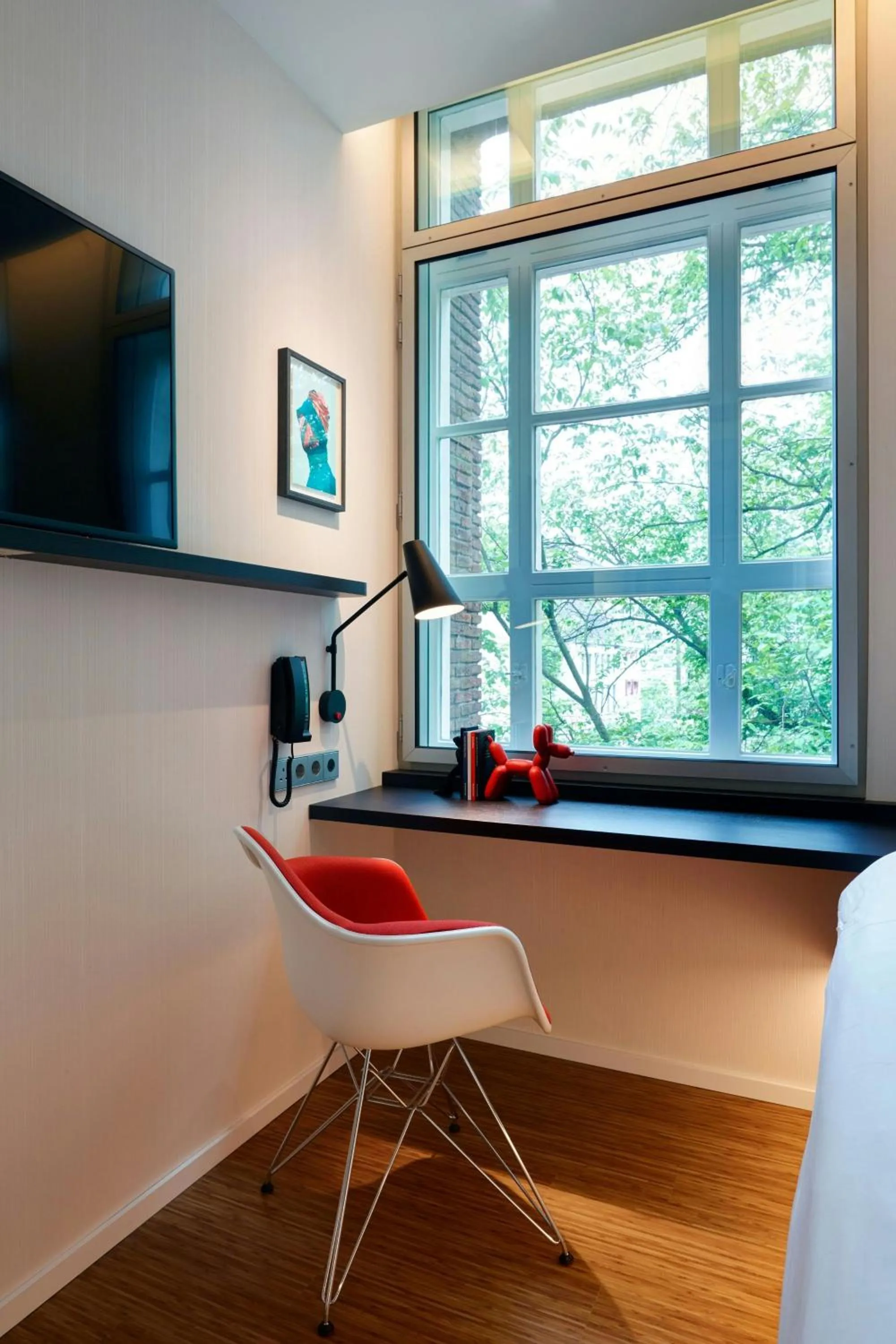 Bedroom in citizenM Amstel Amsterdam